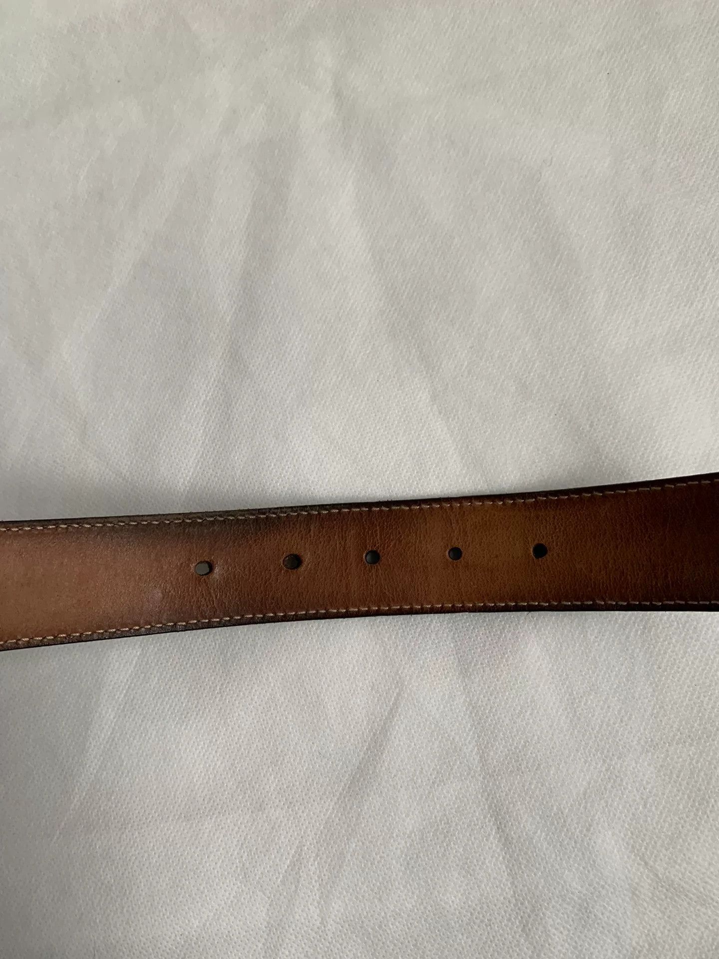 Gucci Gucci Square Buckle Embossed Belt Size ONE SIZE - 5 Thumbnail