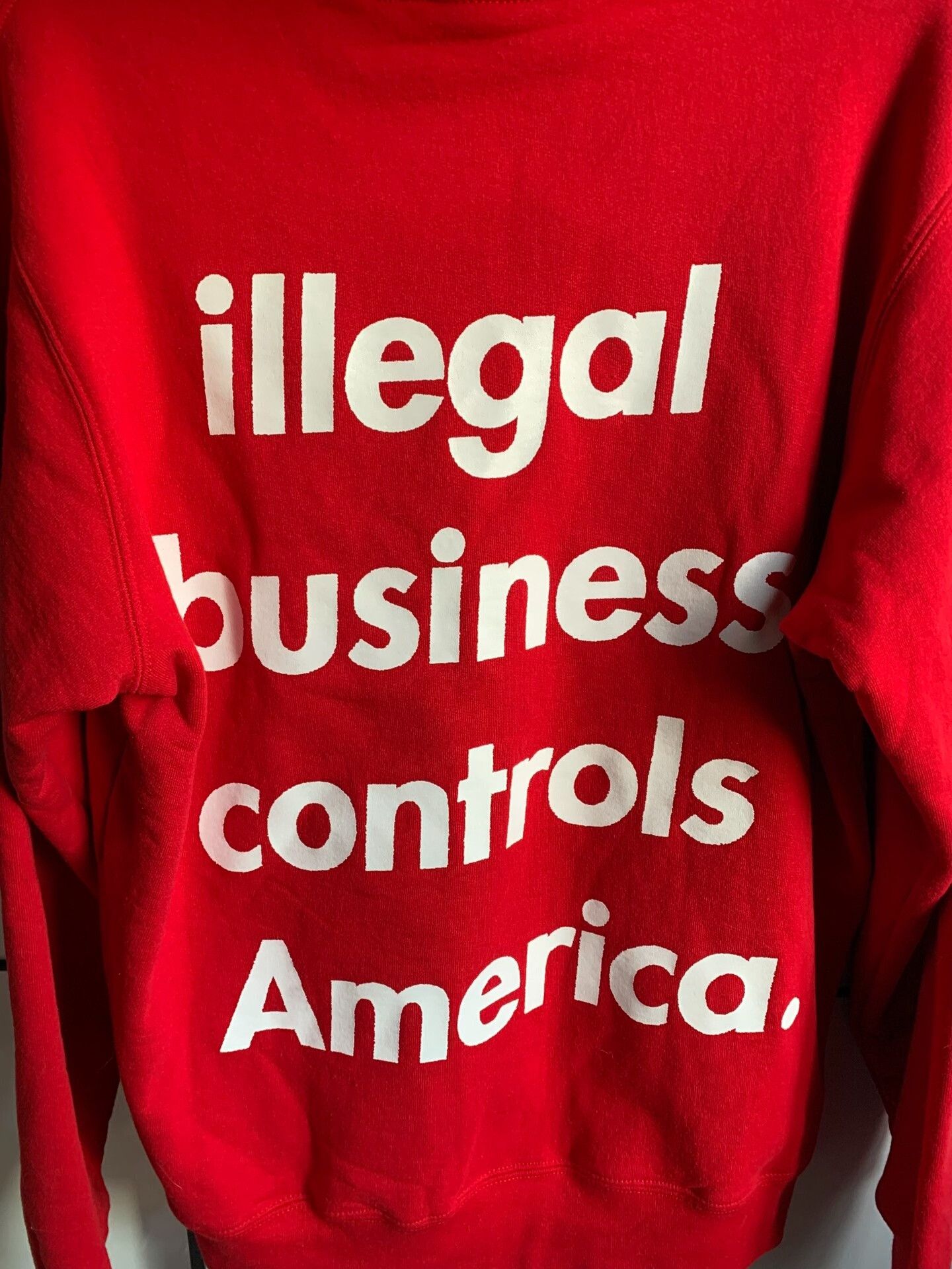Supreme Supreme 18SS Illegal Business Hooded Sweatshirt Size US M / EU 48-50 / 2 - 7 Thumbnail