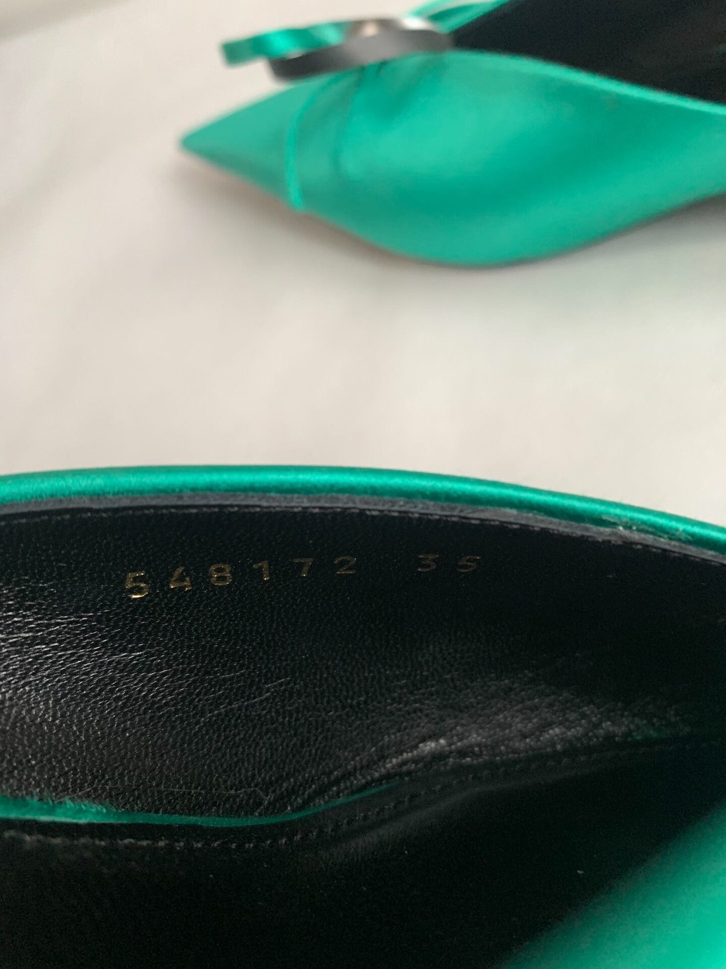 Balenciaga Balenciaga Green Bow Mules Size US 4 / IT 34 - 4 Thumbnail