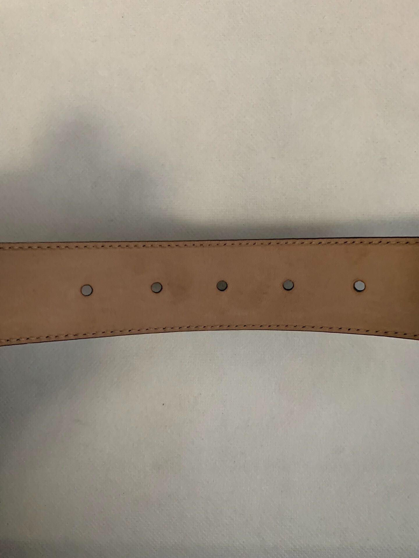 Gucci Gucci Dark Blue Leather Belt Size ONE SIZE - 6 Thumbnail