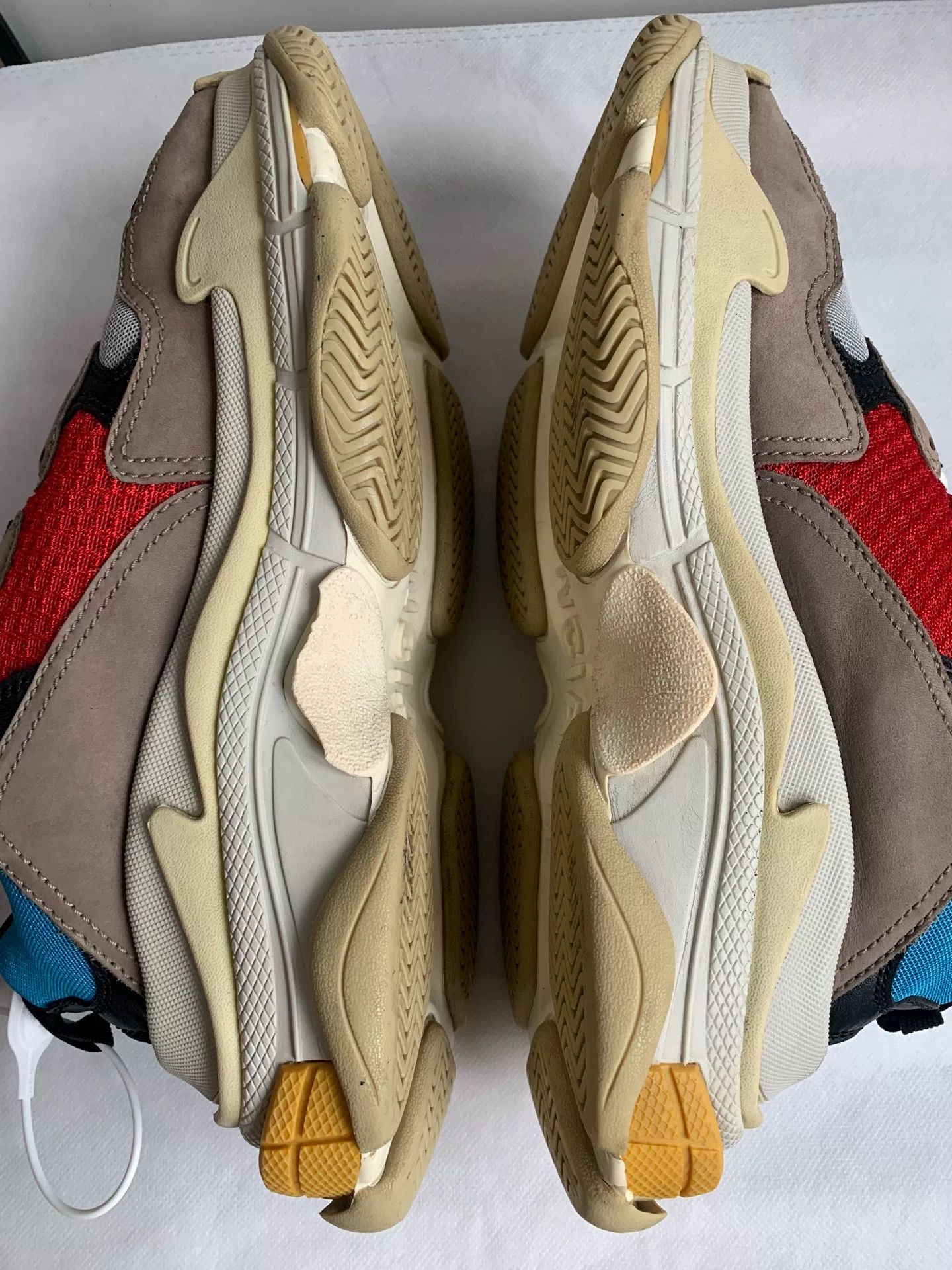 Balenciaga Balenciaga Dad Shoes Size 40 Red Blue Size US 7 / EU 40 - 4 Thumbnail