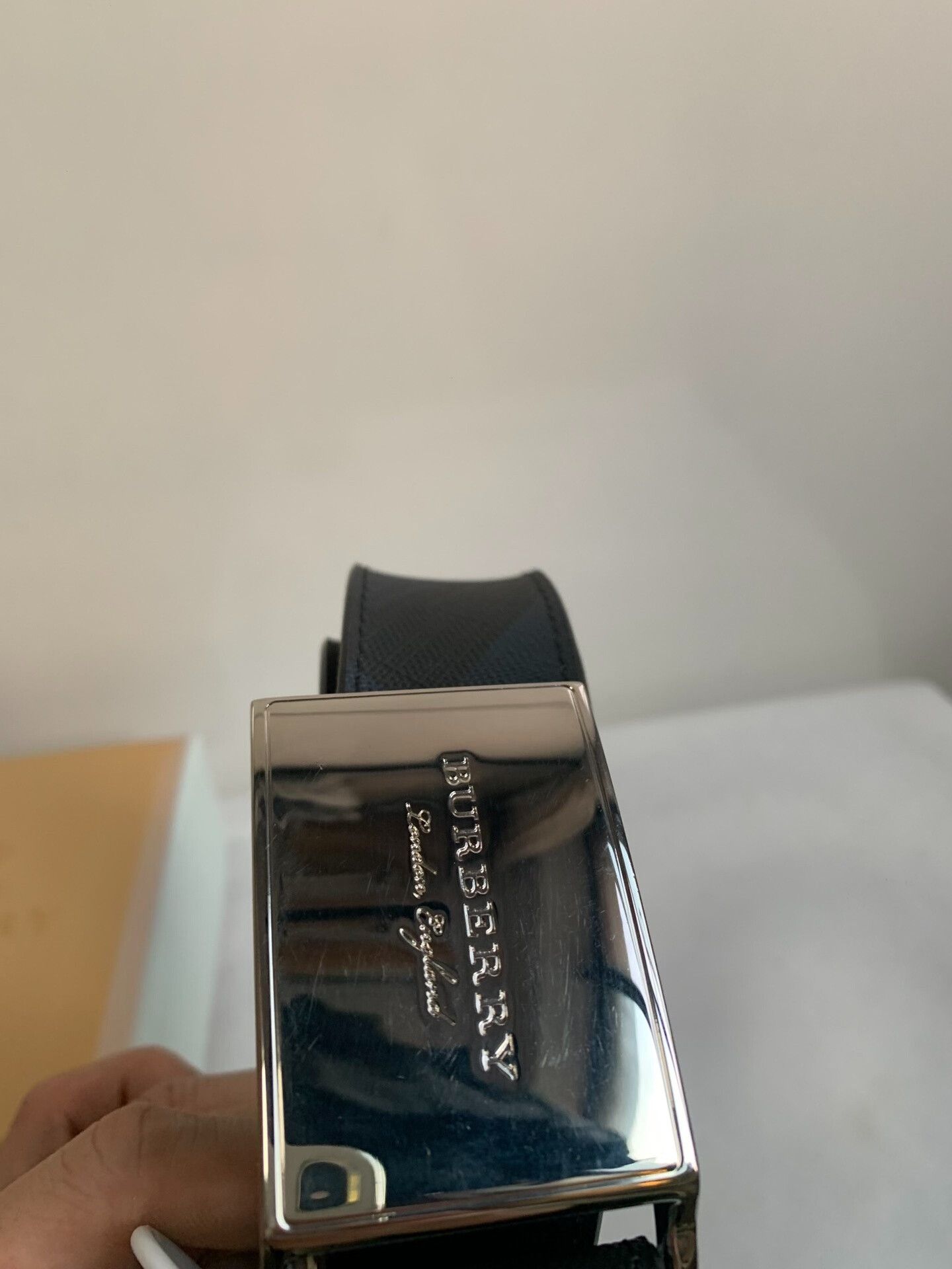 Burberry Burberry Classic Check Buckle Reversible Belt Size ONE SIZE - 3 Thumbnail