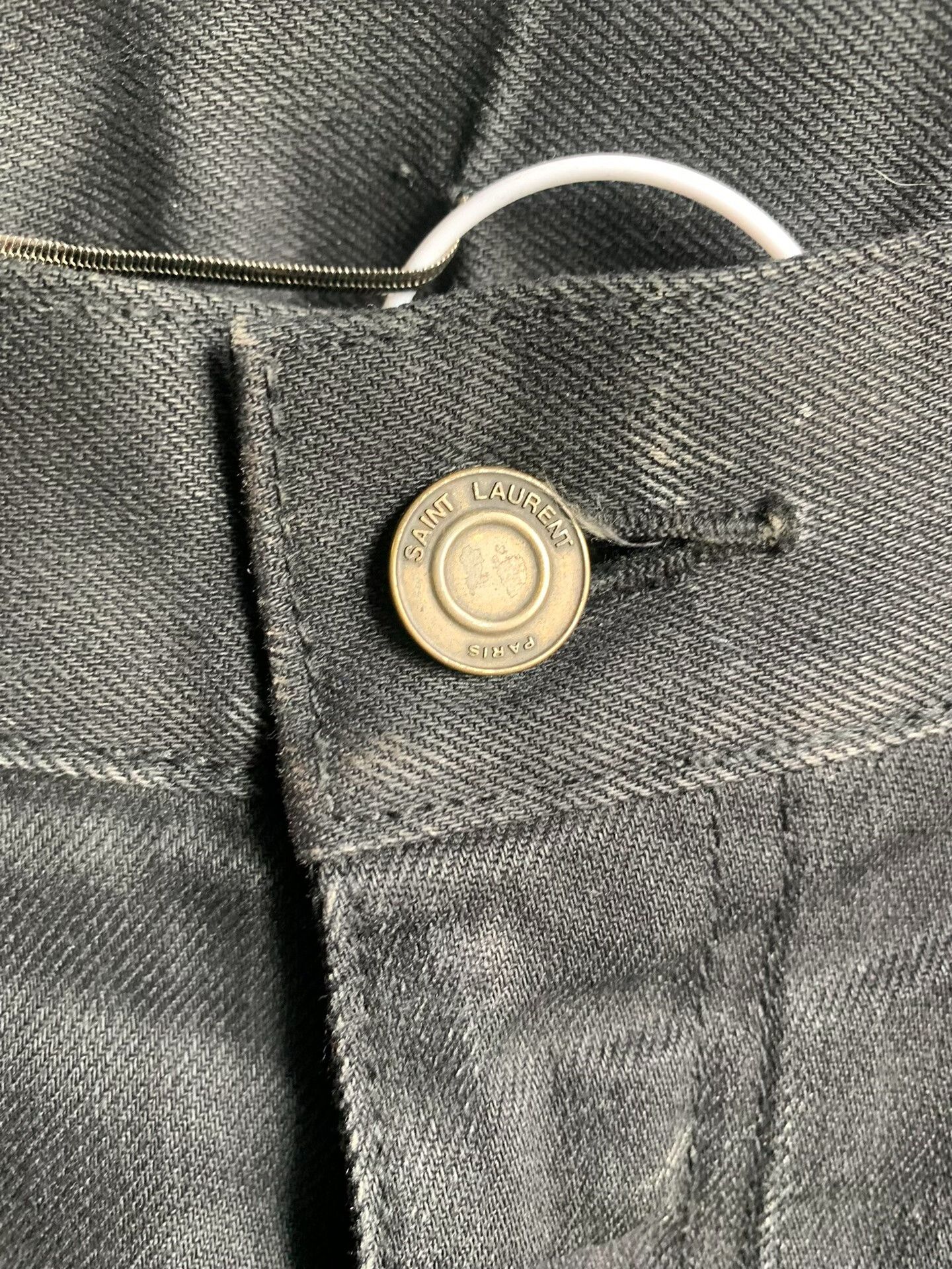 Saint Laurent Paris Saint Laurent Black Distressed Jeans Size US 32 / EU 48 - 5 Thumbnail