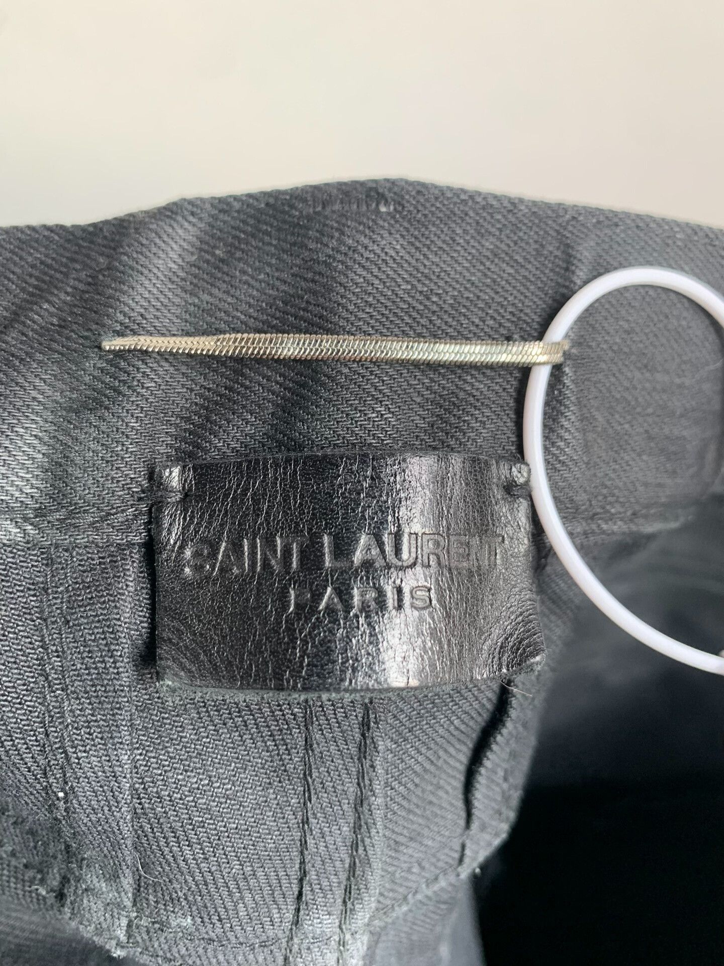 Saint Laurent Paris Saint Laurent Black Distressed Jeans Size US 32 / EU 48 - 2 Thumbnail