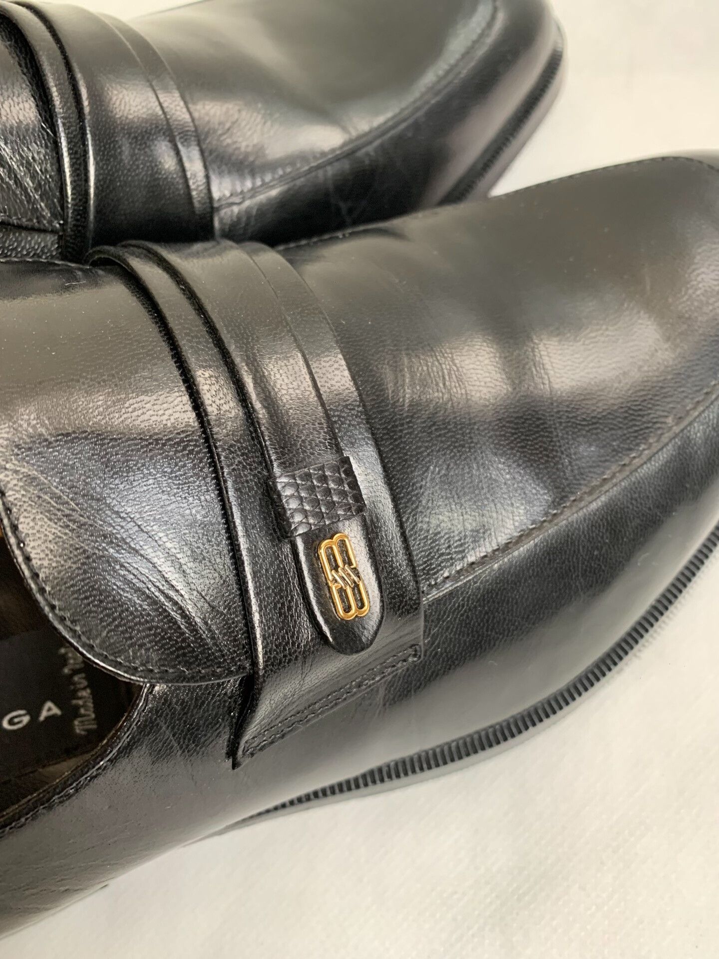 Balenciaga Balenciaga Men's Black Classic Leather Shoes Size US 8 / EU 41 - 6 Thumbnail