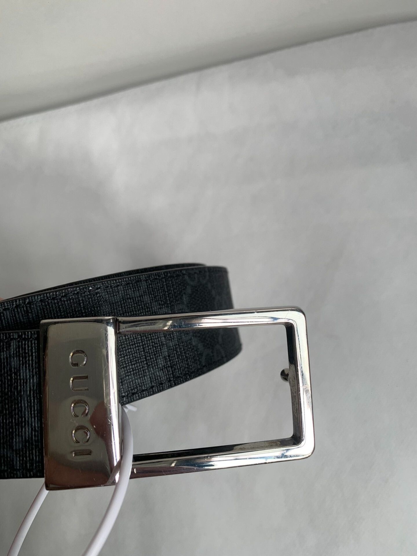 Gucci Gucci Men's Classic Monogram Belt Size ONE SIZE - 2 Thumbnail