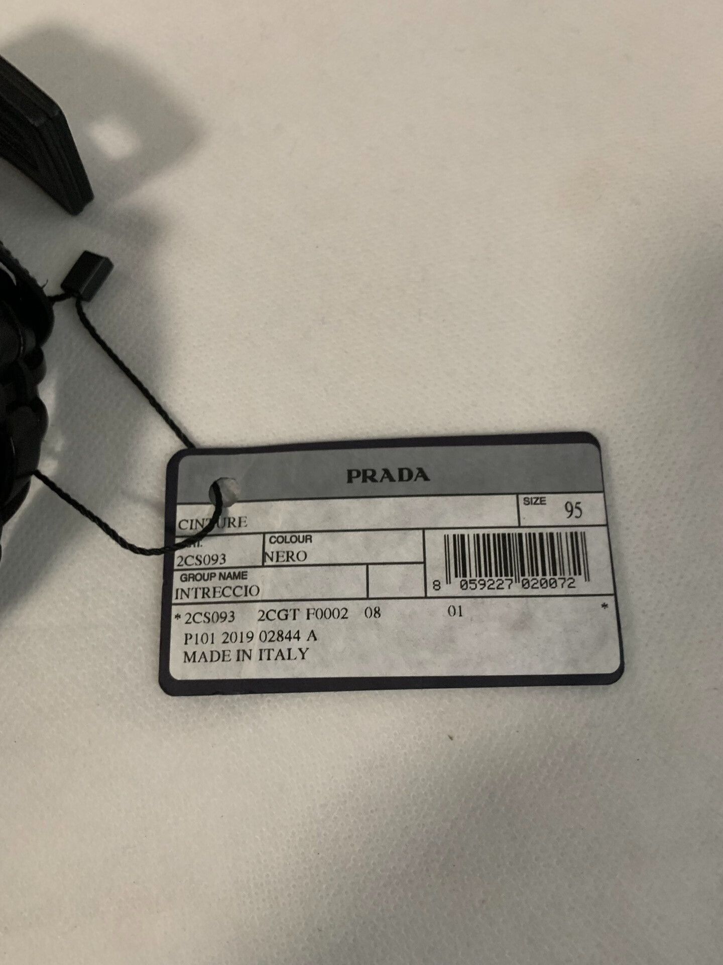 Prada PRADA Men's Leather Belt Size ONE SIZE - 2 Thumbnail
