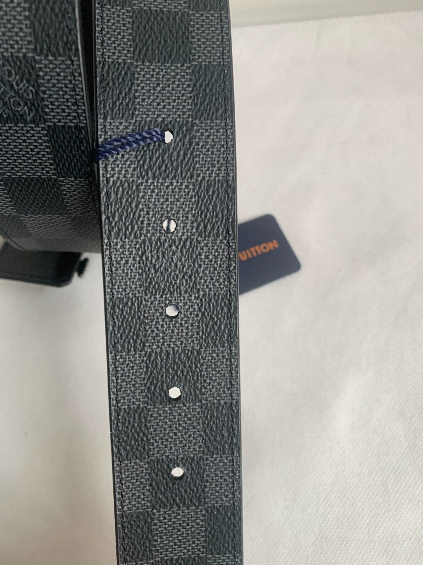 Louis Vuitton LV Damier Check Belt M0213 Size ONE SIZE - 6 Thumbnail