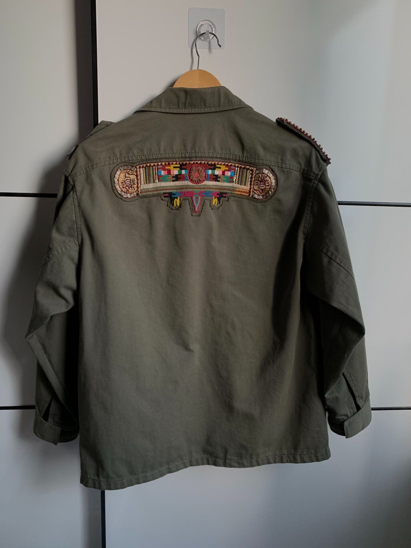 Valentino Valentino Green Beaded Coat Size S / US 4 / IT 40 - 9 Thumbnail