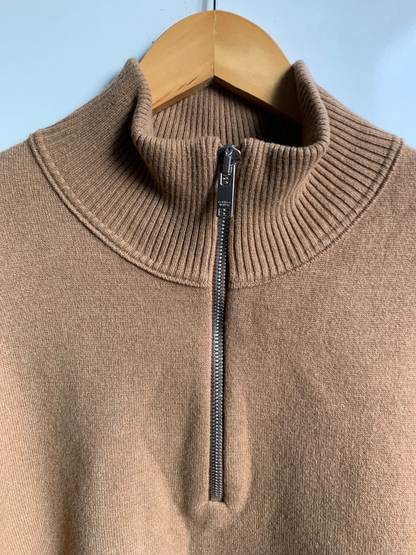 Bottega Veneta Bottega Veneta Wool Half-Zip Sweater Size US XL / EU 56 / 4 - 2 Thumbnail