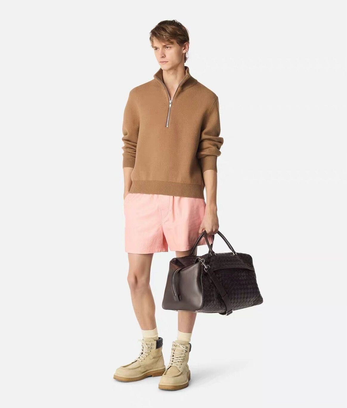 Bottega Veneta Bottega Veneta Wool Half-Zip Sweater Size US XL / EU 56 / 4 - 8 Thumbnail
