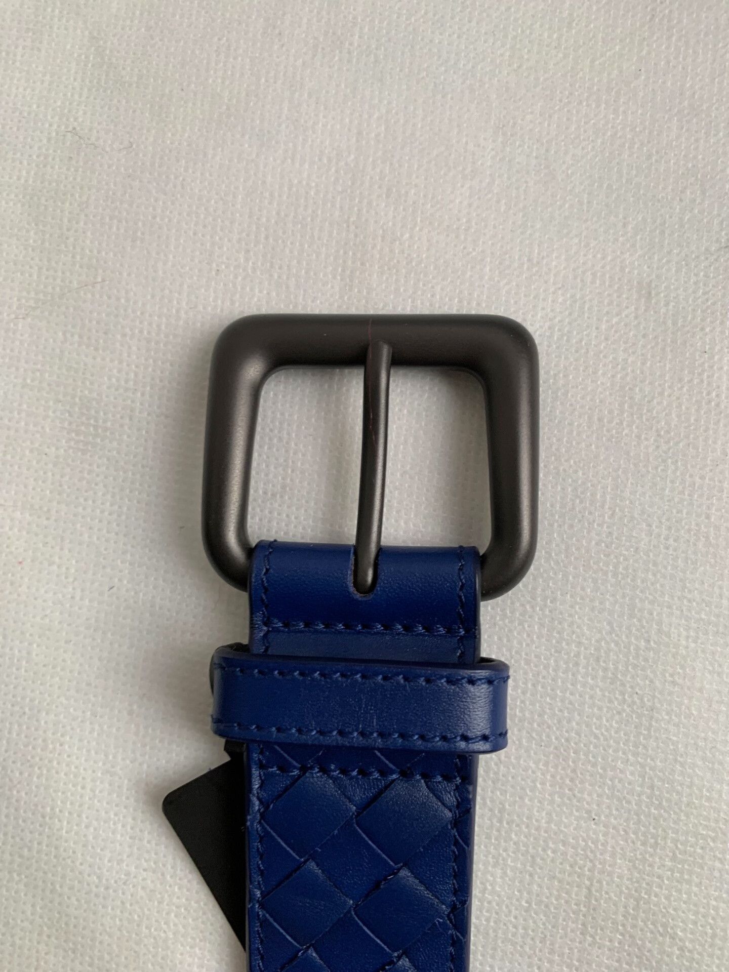 Bottega Veneta Bottega Veneta Blue Woven Belt Size ONE SIZE - 3 Thumbnail