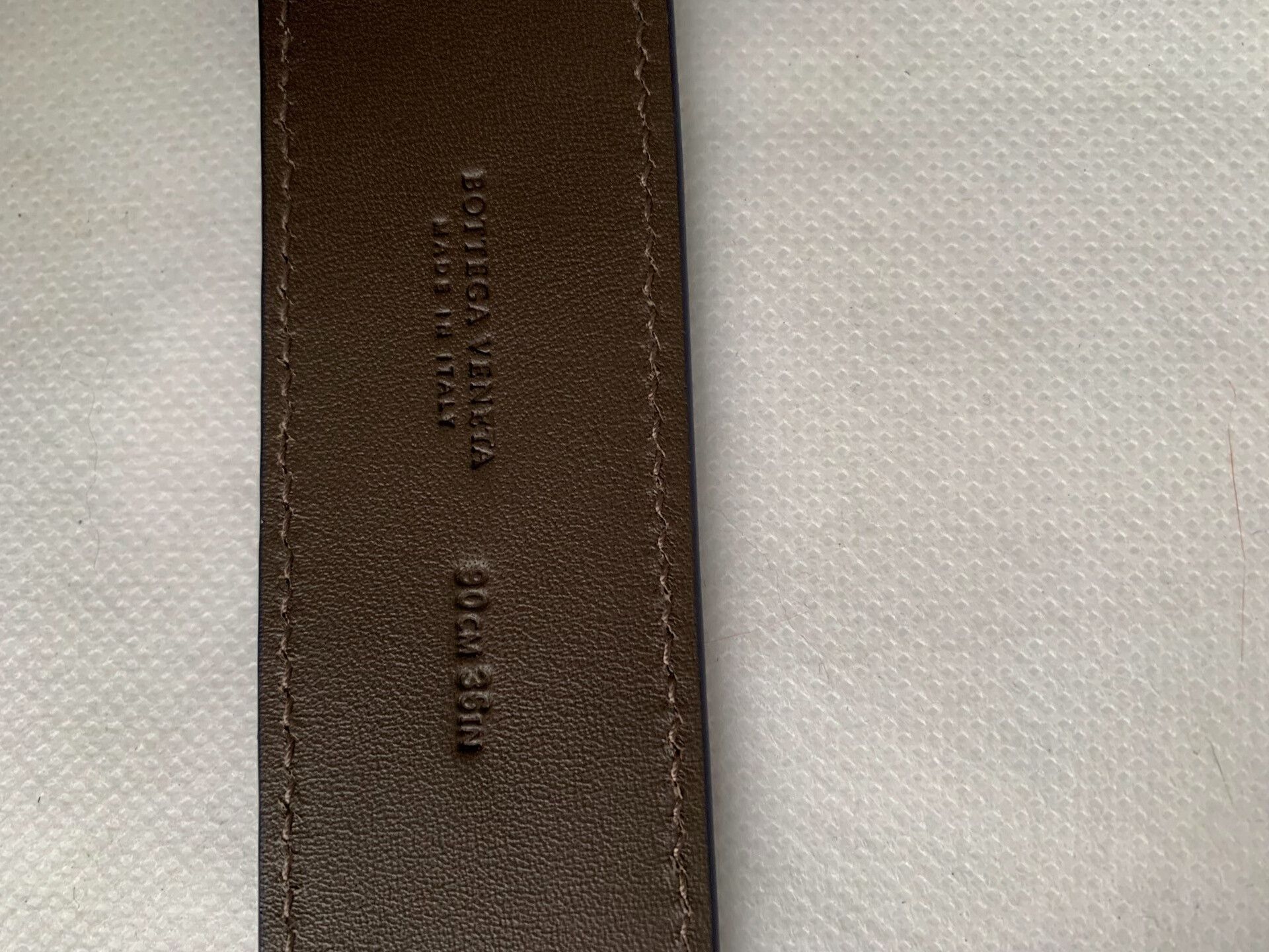 Bottega Veneta Bottega Veneta Blue Woven Belt Size ONE SIZE - 7 Thumbnail