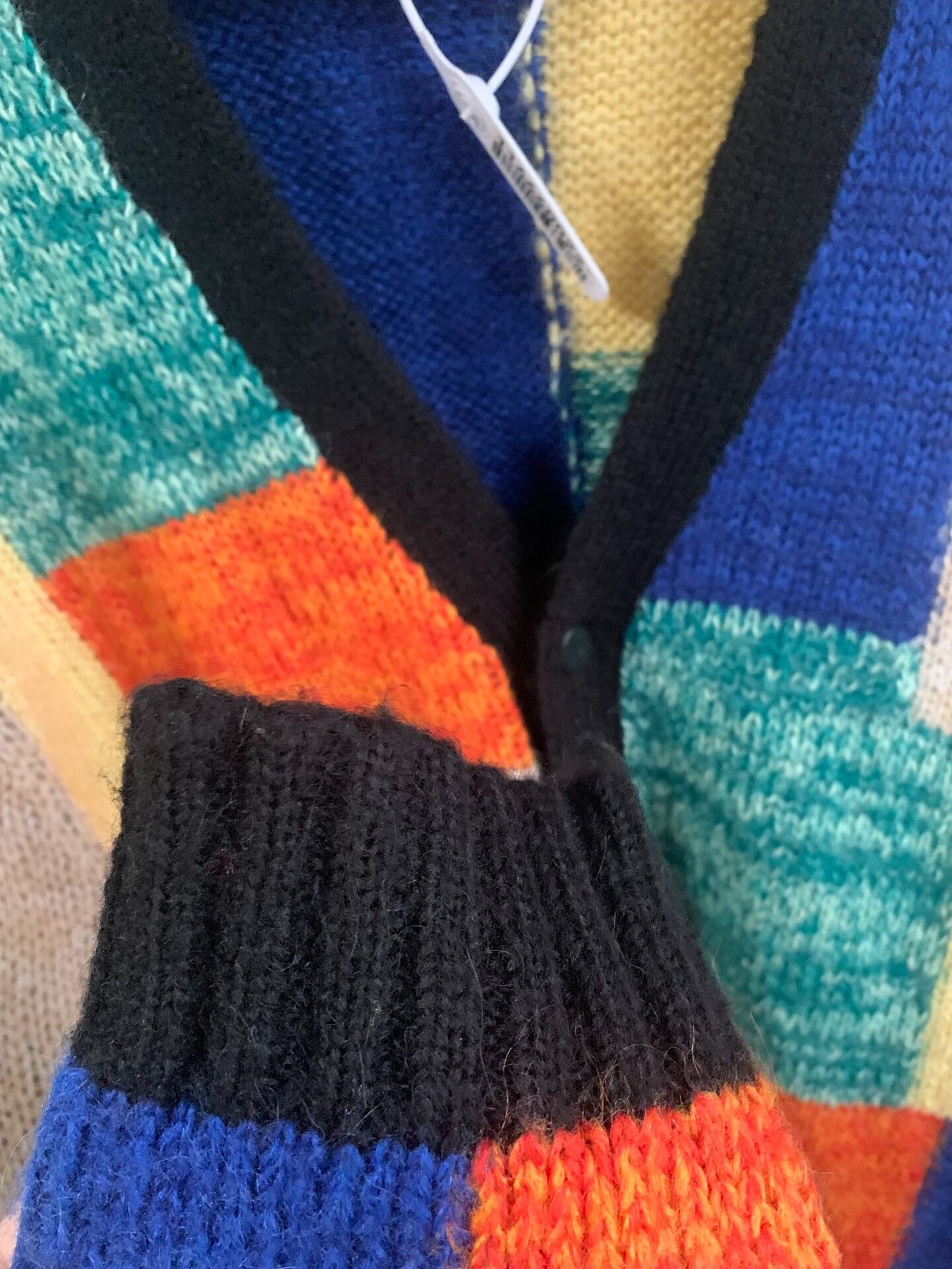 Supreme Supreme SS19 Patchwork Mohair Cardigan Size US L / EU 52-54 / 3 - 3 Thumbnail