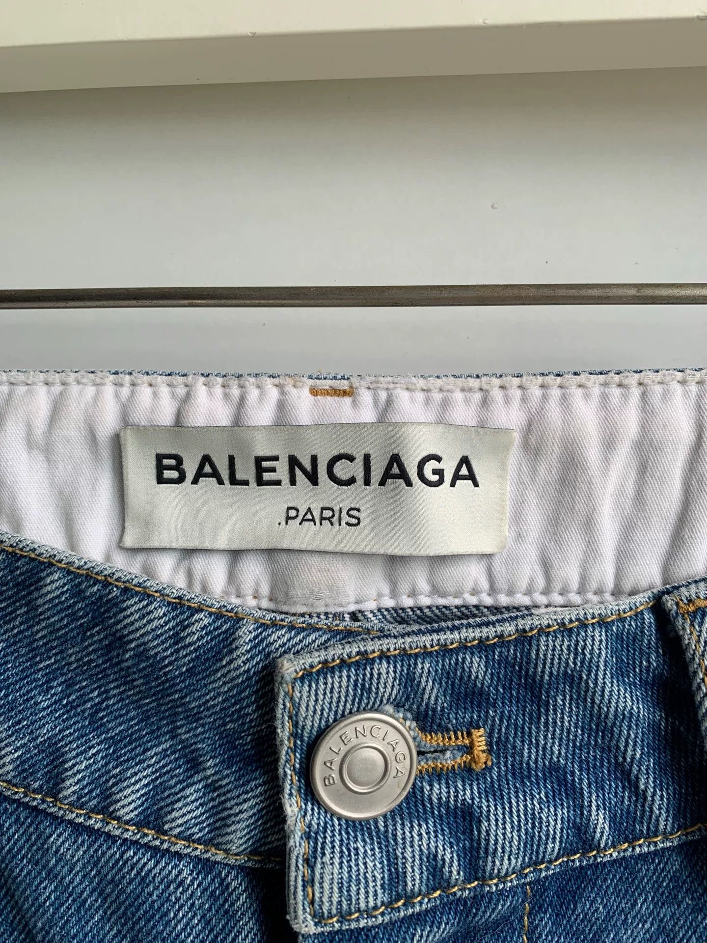 Balenciaga Balenciaga Distressed Denim Jeans Size 38" / US 16 / IT 52 - 3 Thumbnail