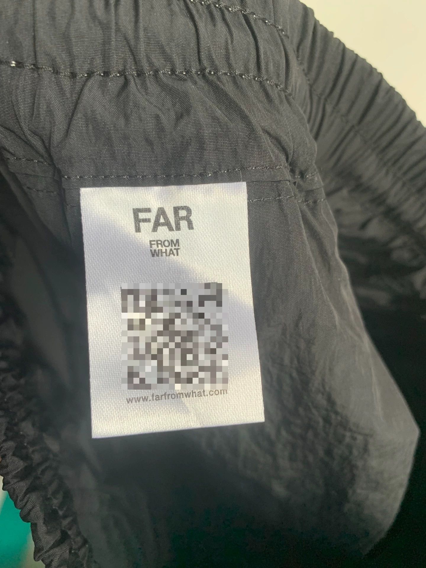 Far Afield Far Archive Black White Zip Nylon Pants Size US 26 / EU 42 - 6 Thumbnail