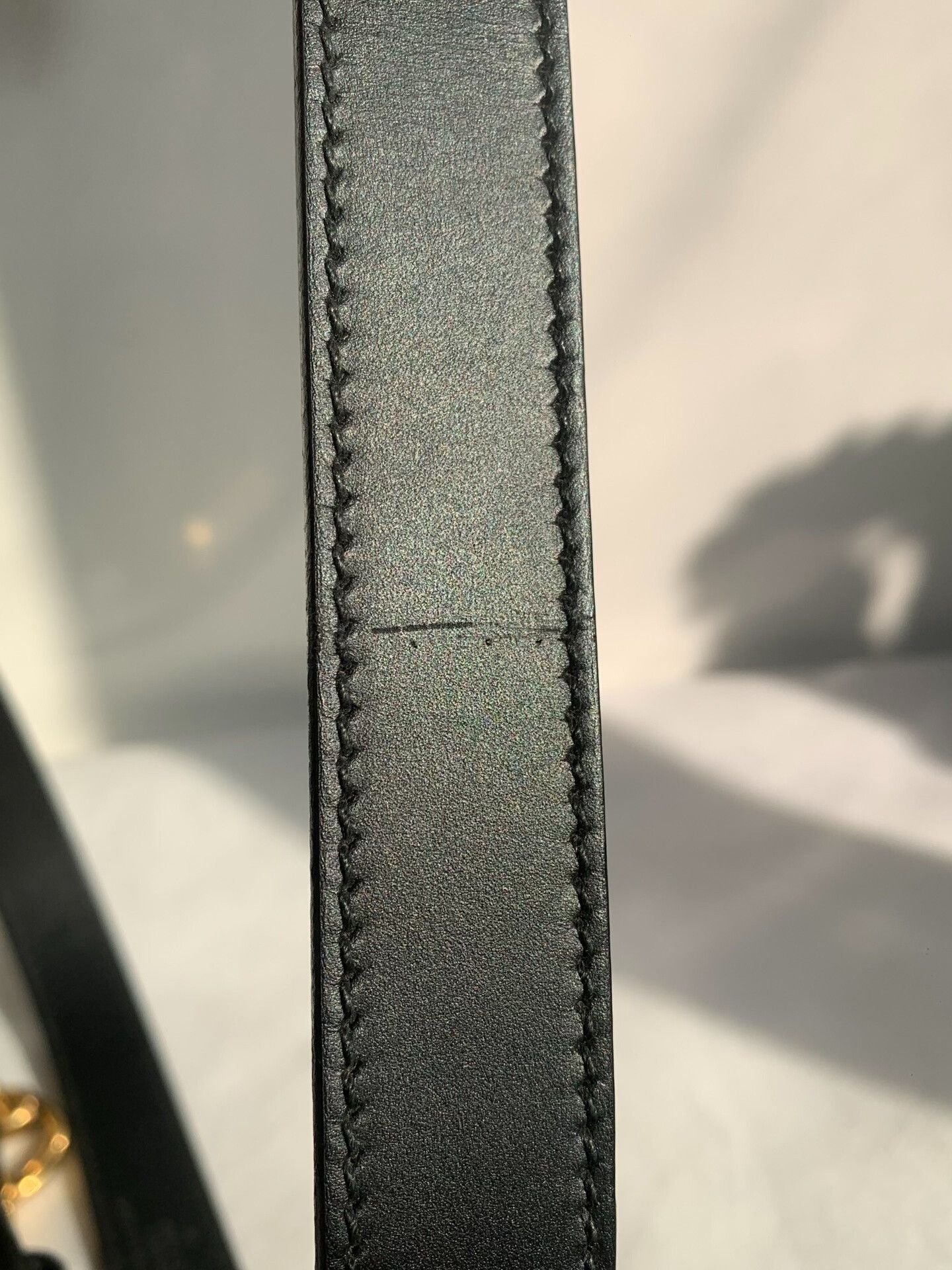 Gucci Gucci Black Leather Belt Size ONE SIZE - 6 Thumbnail