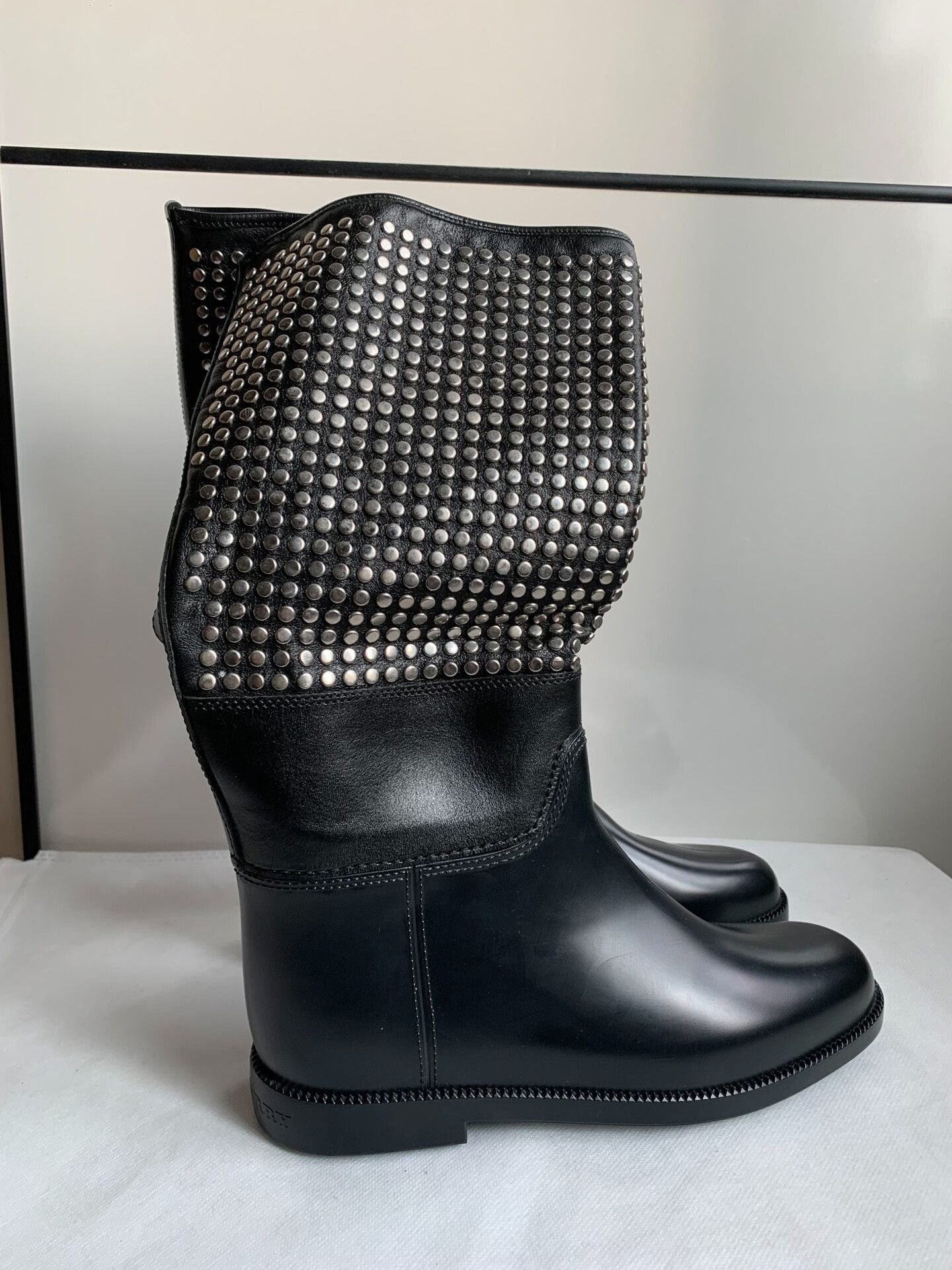 Burberry Burberry Black Rivet High Boots Size US 6 / IT 36 - 2 Thumbnail