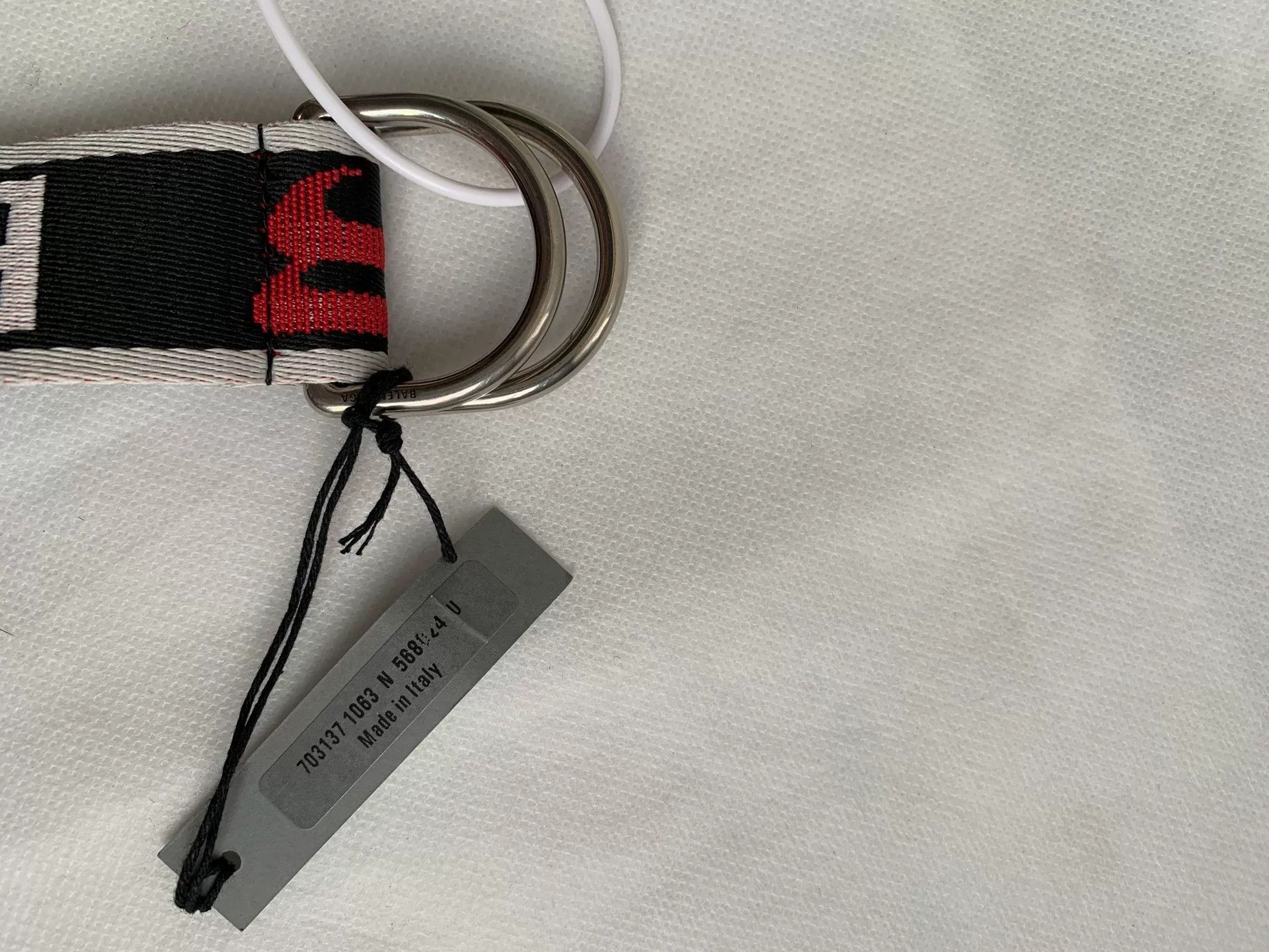 Balenciaga Balenciaga Distressed Nylon Belt Size ONE SIZE - 6 Thumbnail