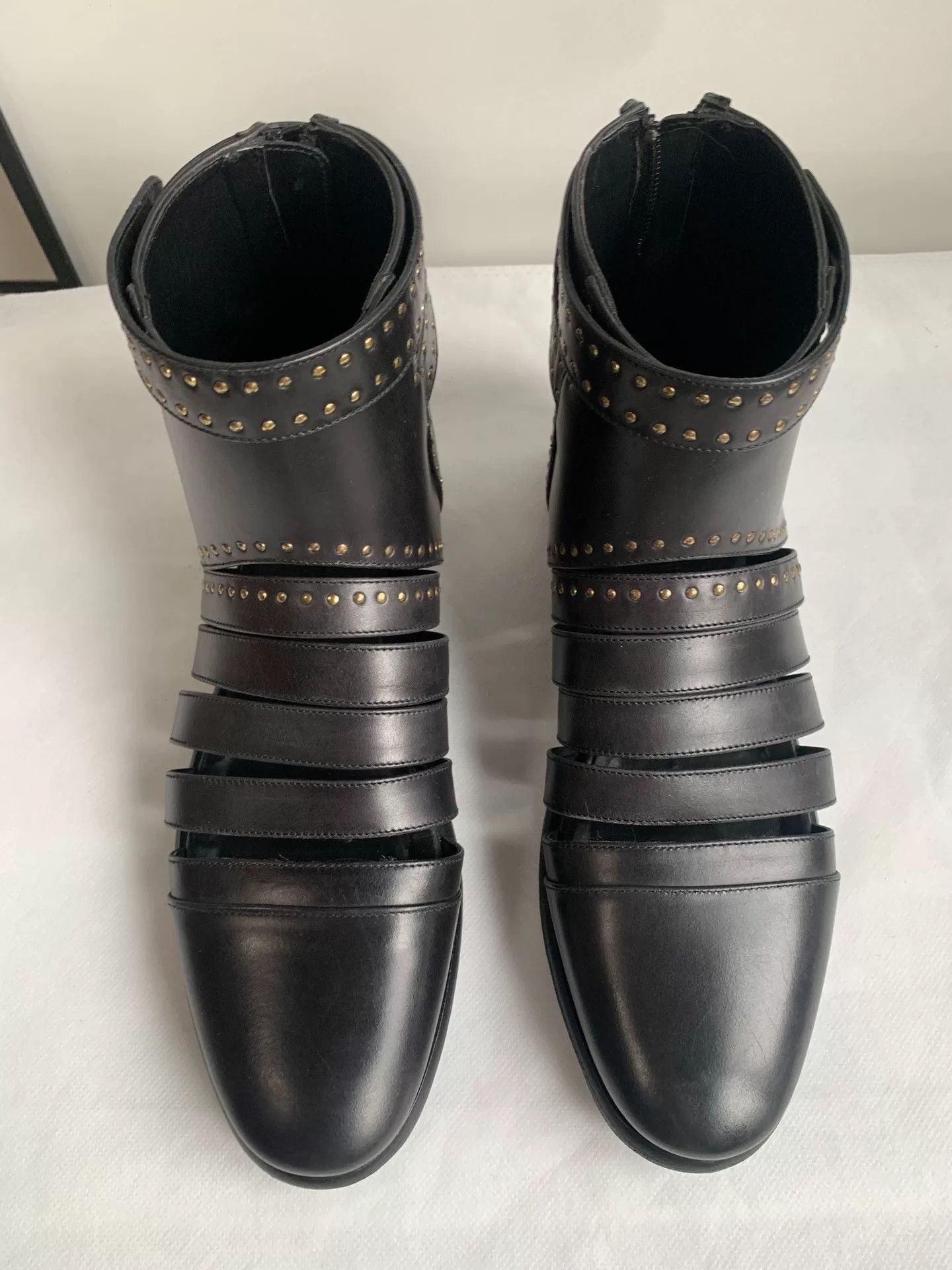 Balenciaga Balenciaga Gold Rivet High-Top Boots Size US 8 / IT 38 - 2 Thumbnail
