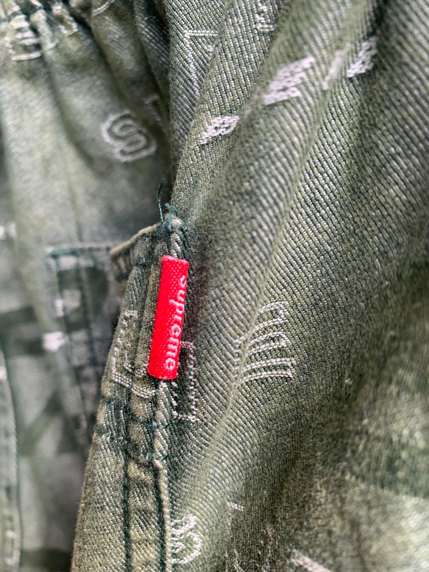 Supreme Supreme FW19 Dimensions Logo Denim Skate Pant Size US 32 / EU 48 - 5 Thumbnail