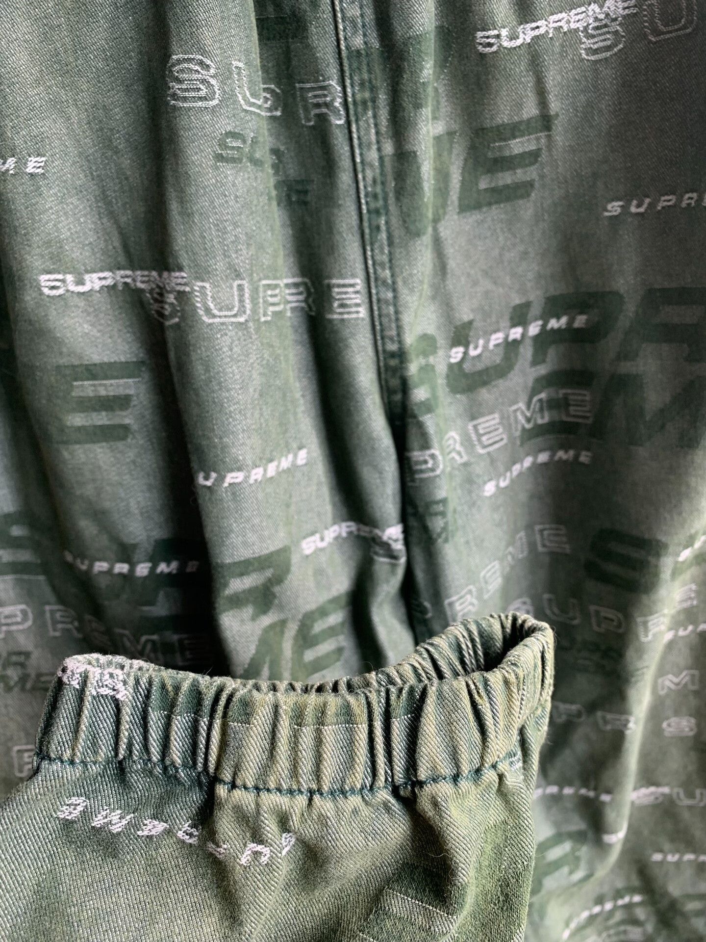Supreme Supreme FW19 Dimensions Logo Denim Skate Pant Size US 32 / EU 48 - 7 Thumbnail