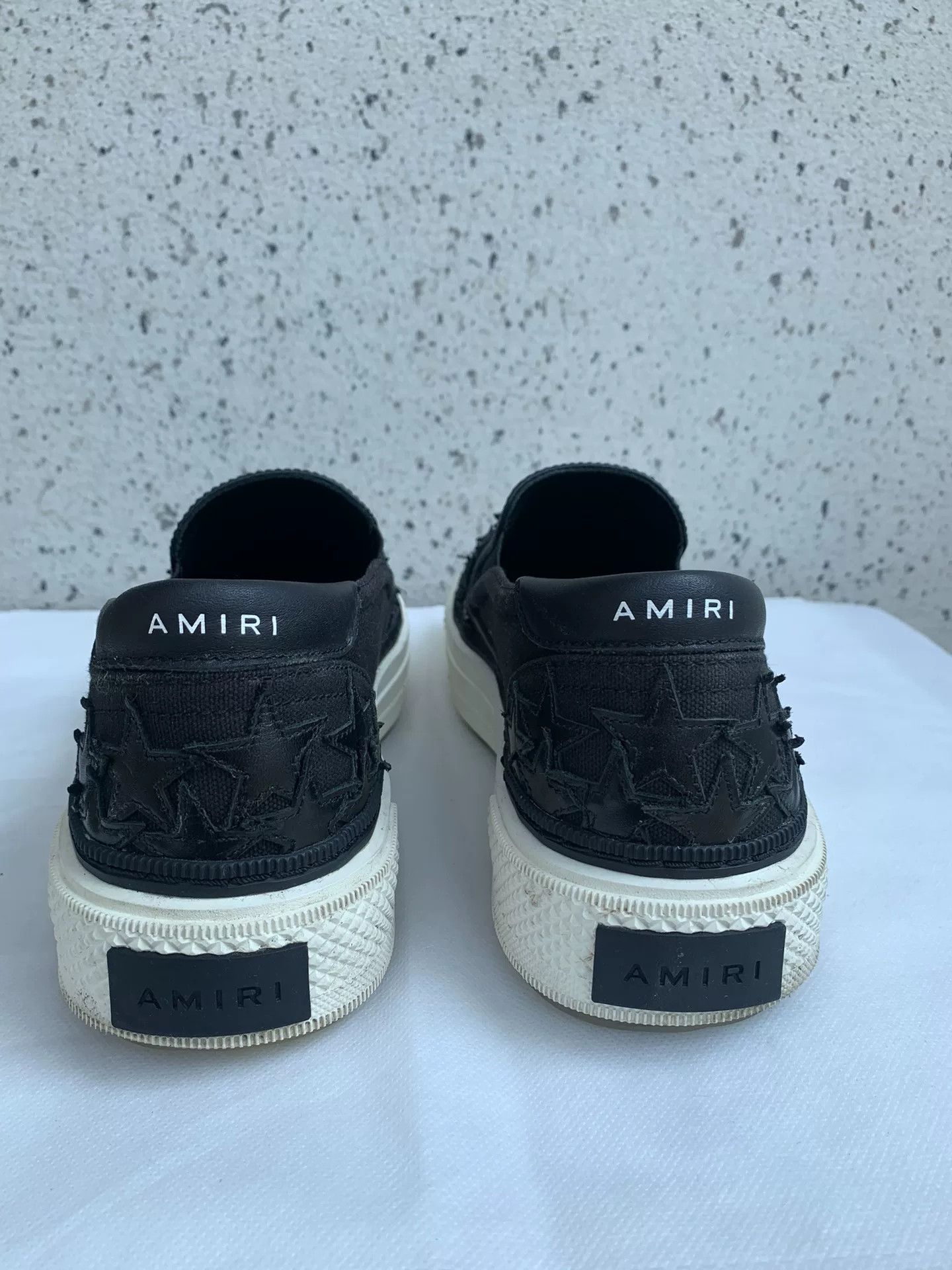 Amiri AMIRI Star Embroidery Slip-On Canvas Shoes Size US 9 / EU 42 - 4 Thumbnail