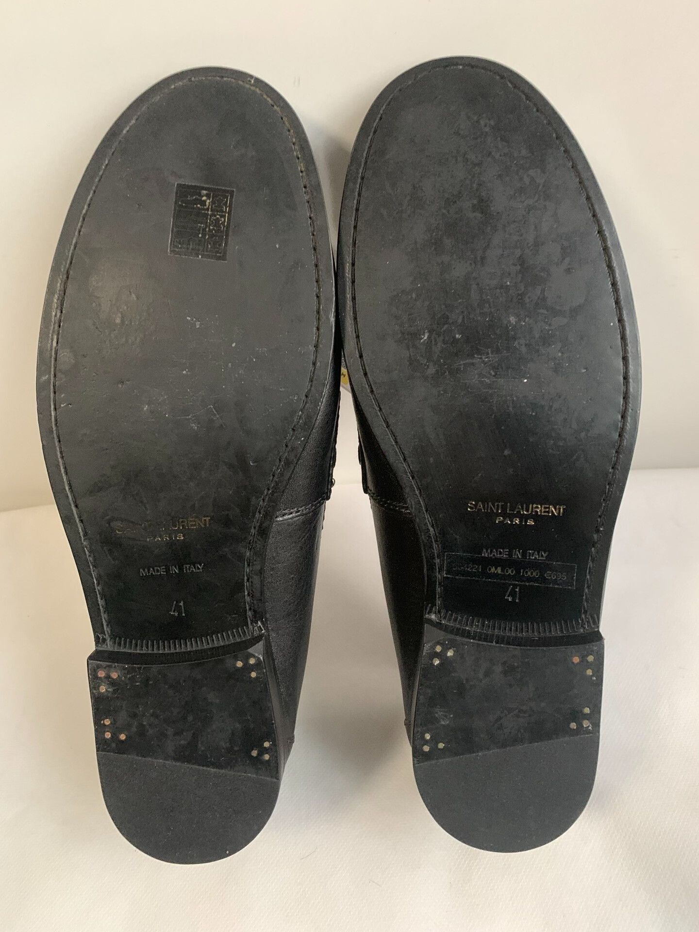 Saint Laurent Paris Saint Laurent Black Tassel Loafers Size US 8 / EU 41 - 6 Thumbnail