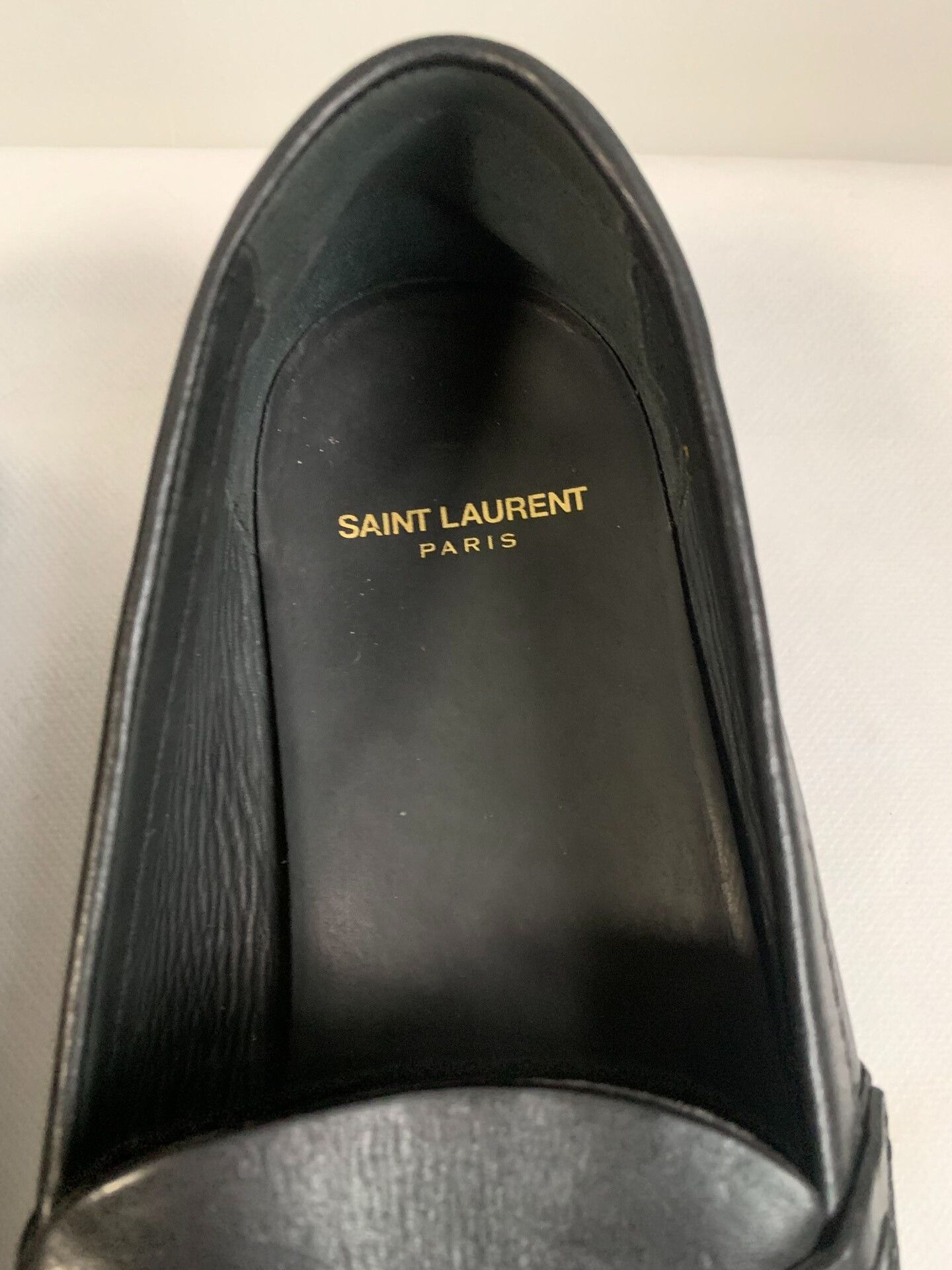 Saint Laurent Paris Saint Laurent Black Tassel Loafers Size US 8 / EU 41 - 4 Thumbnail