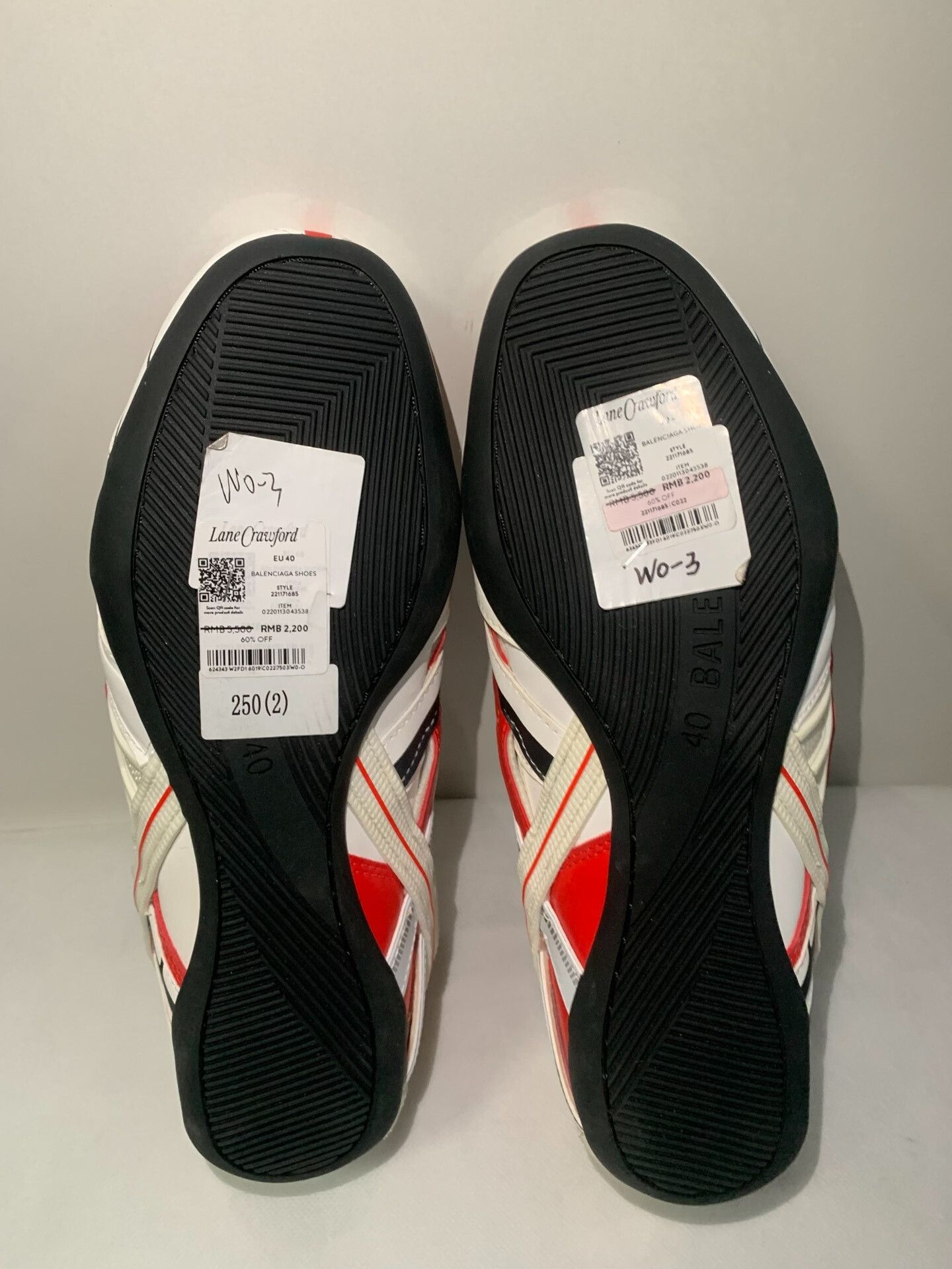 Balenciaga Balenciaga Drive Red White Racing Shoes Size US 7 / EU 40 - 9 Thumbnail