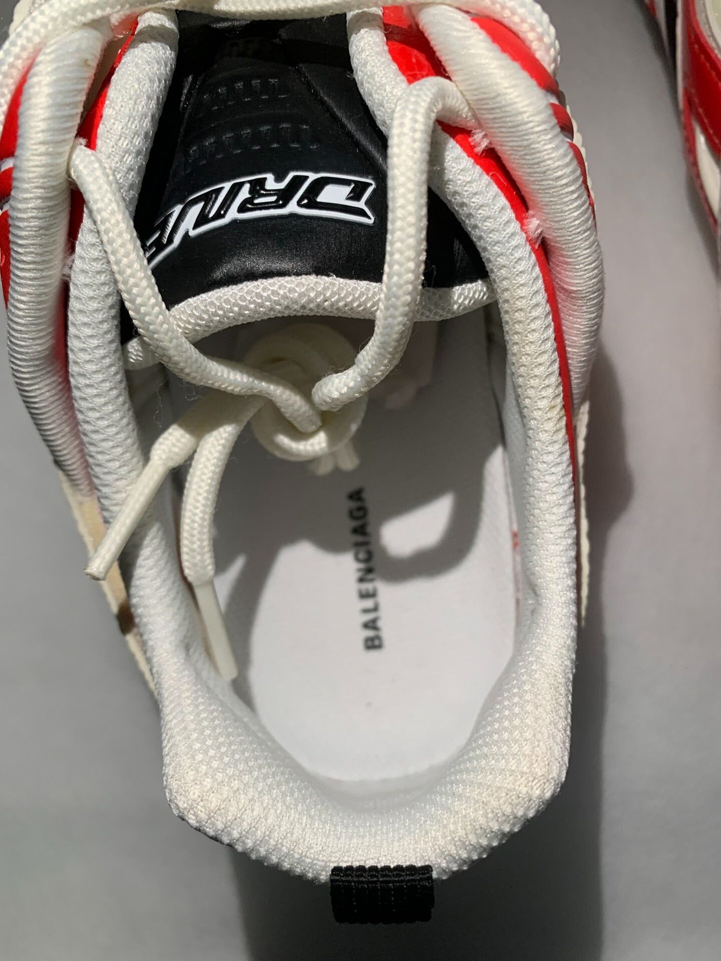 Balenciaga Balenciaga Drive Red White Racing Shoes Size US 7 / EU 40 - 6 Thumbnail