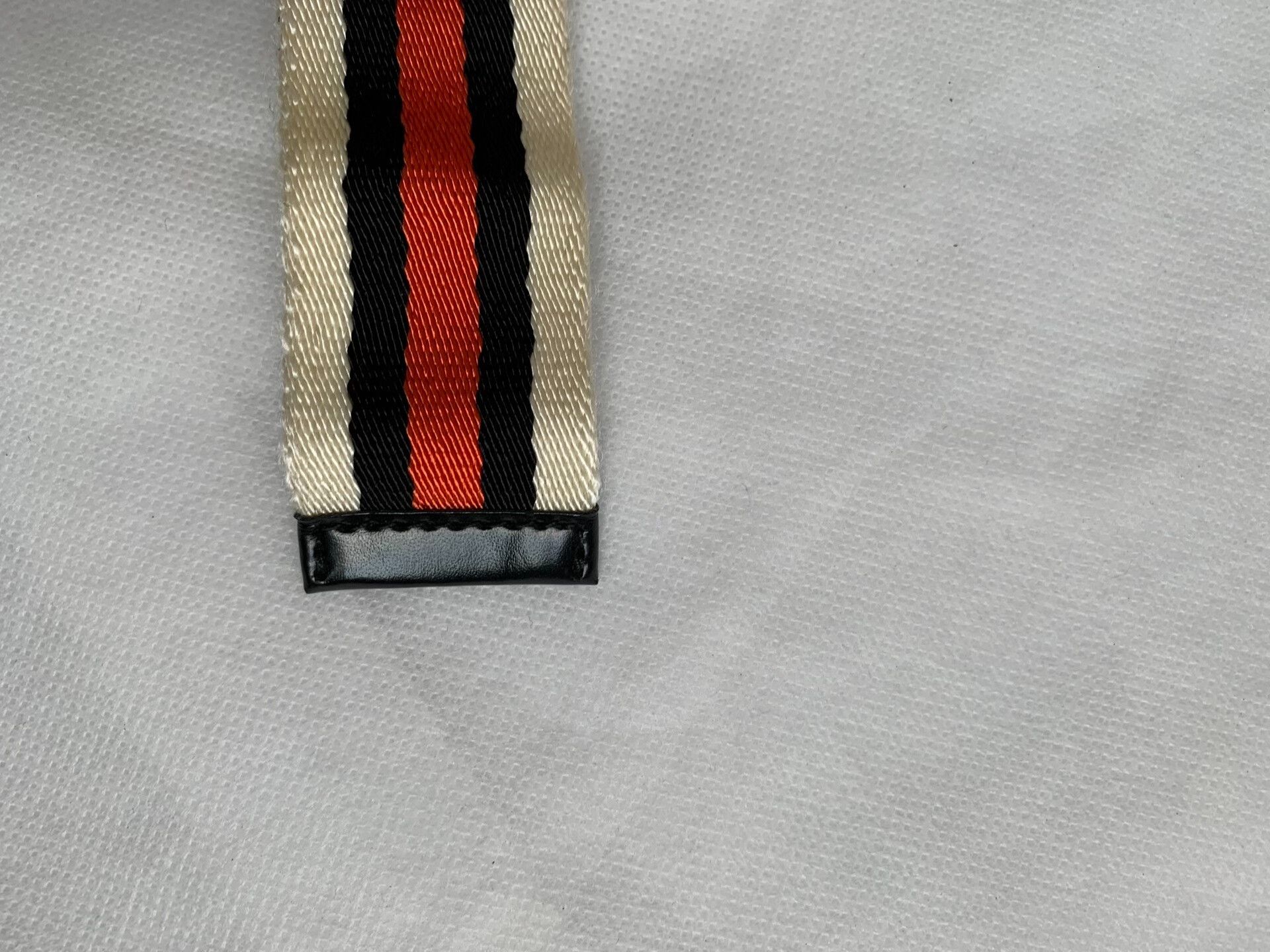 Gucci Gucci Red Black Stripe Belt Size ONE SIZE - 7 Thumbnail