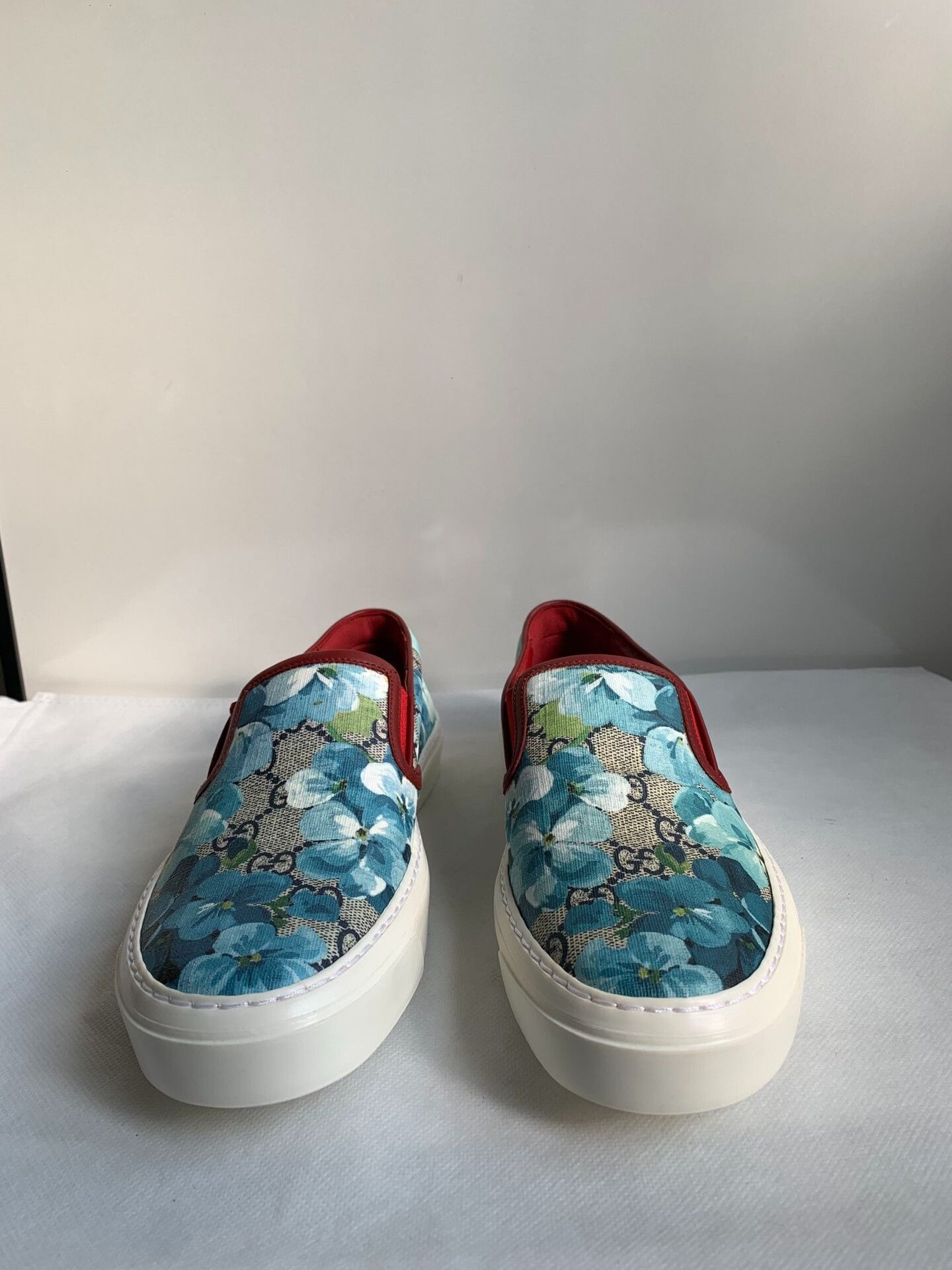 Gucci Gucci Floral Slip-On Canvas Shoes Size US 6 / IT 36 - 3 Thumbnail