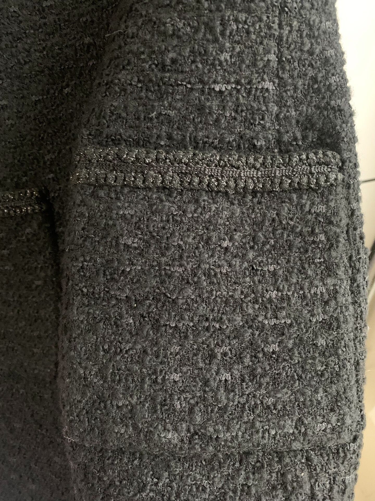 Saint Laurent Paris Saint Laurent Tweed Little Black Dress Size XS / US 0-2 / IT 36-38 - 8 Thumbnail