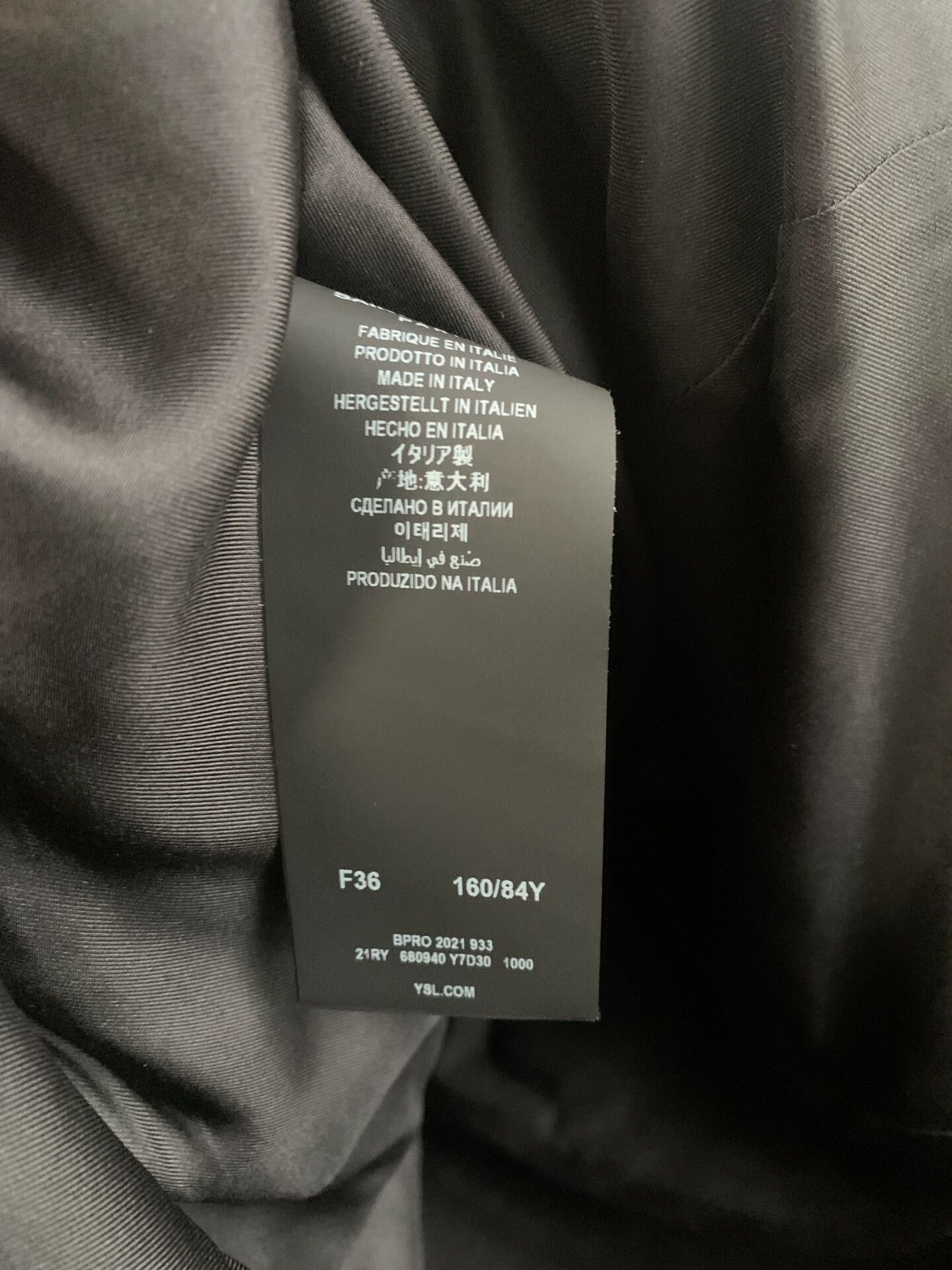 Saint Laurent Paris Saint Laurent Tweed Little Black Dress Size XS / US 0-2 / IT 36-38 - 3 Thumbnail