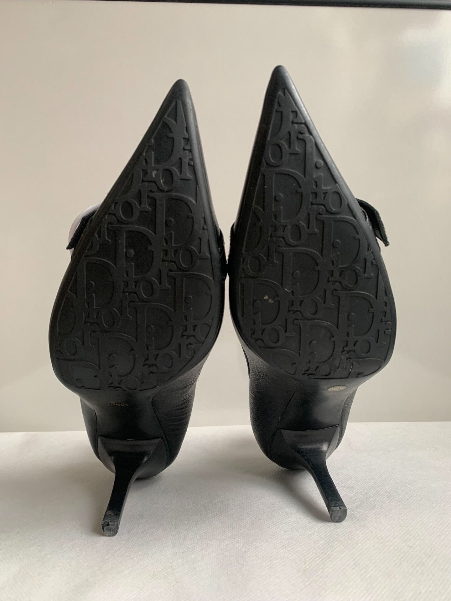 Dior Dior Vintage John Galliano Black Heels Size US 5 / IT 35 - 9 Thumbnail