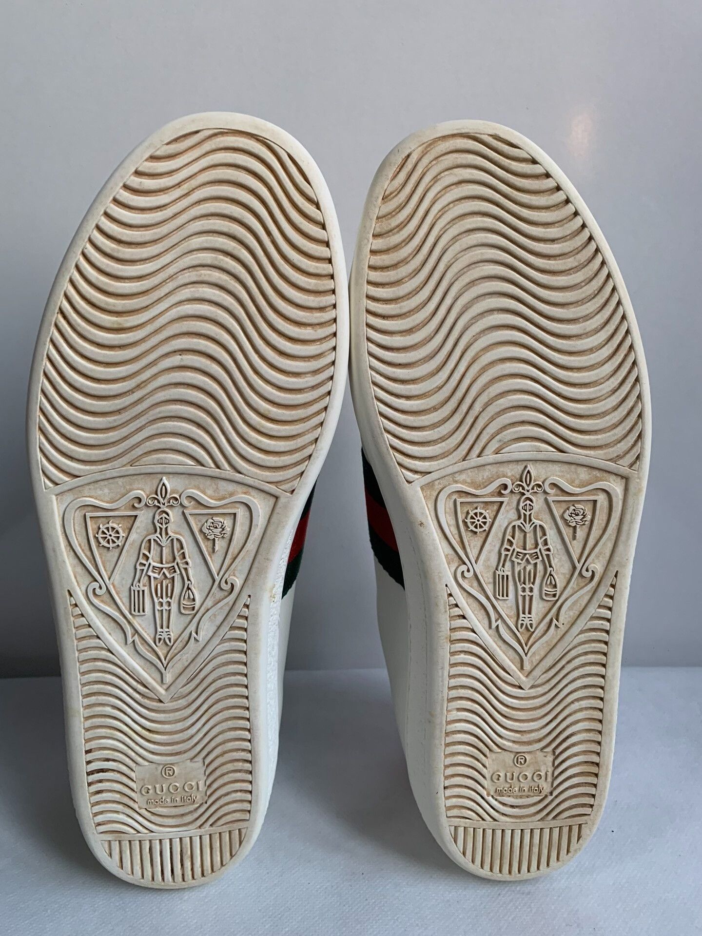 Gucci Gucci Arrow White Sneakers Size US 5.5 / IT 35.5 - 8 Thumbnail