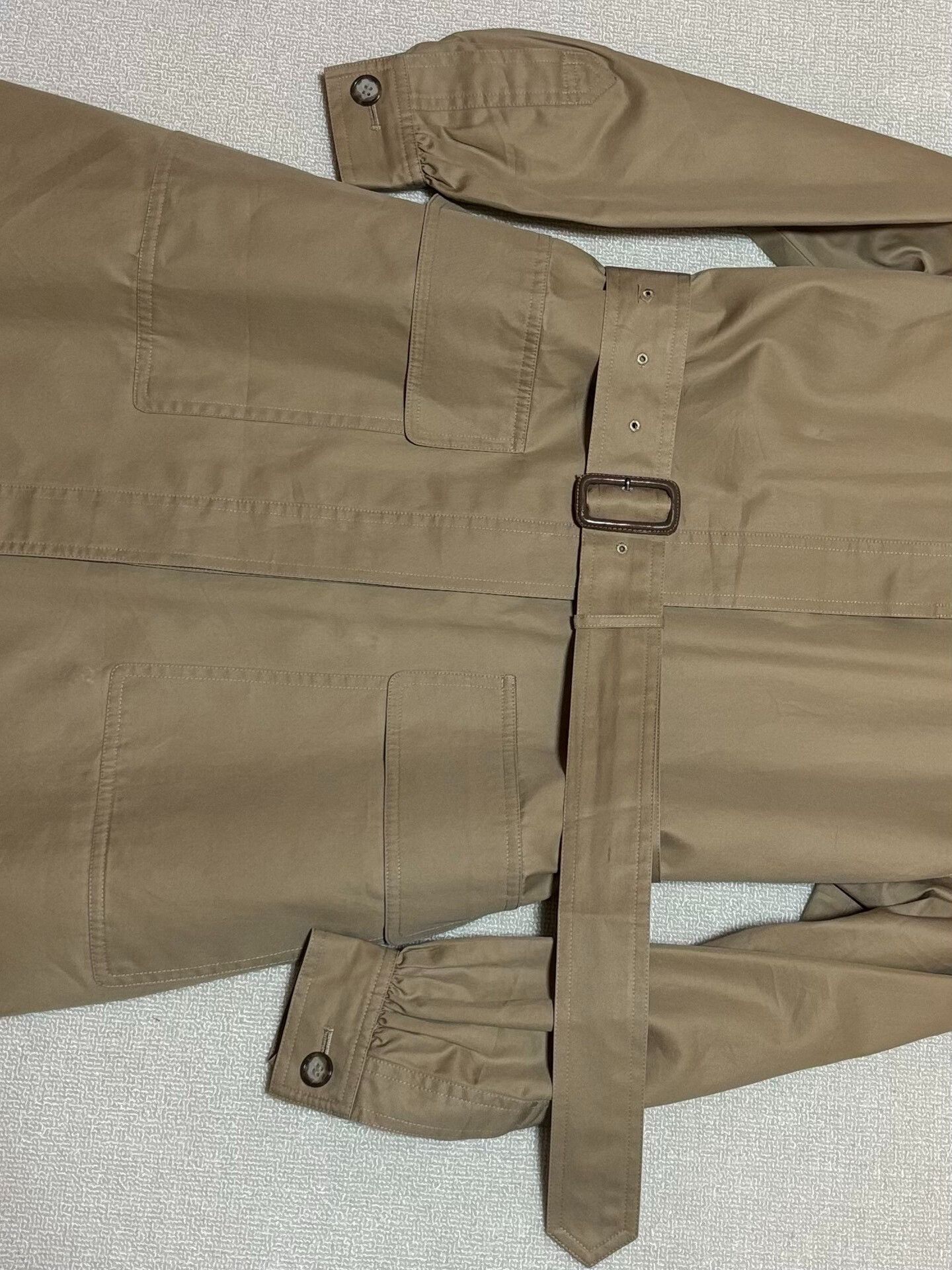 Yves Saint Laurent YSL Women's Single-Breasted Trench Coat Size M / US 6-8 / IT 42-44 - 5 Thumbnail