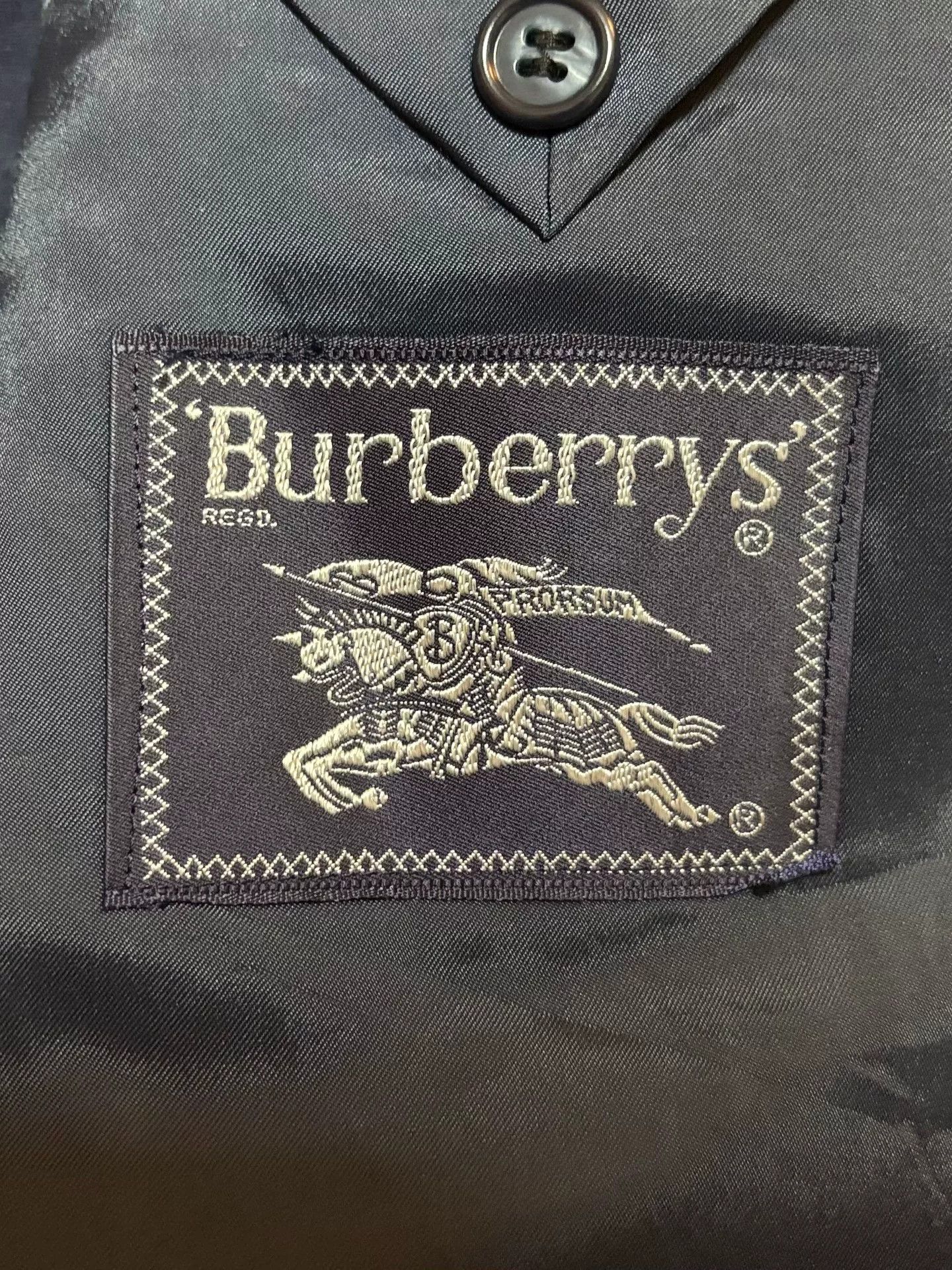 Burberry Burberry Men's Dark Blue Single-Breasted Suit Size US M / EU 48-50 / 2 - 7 Thumbnail