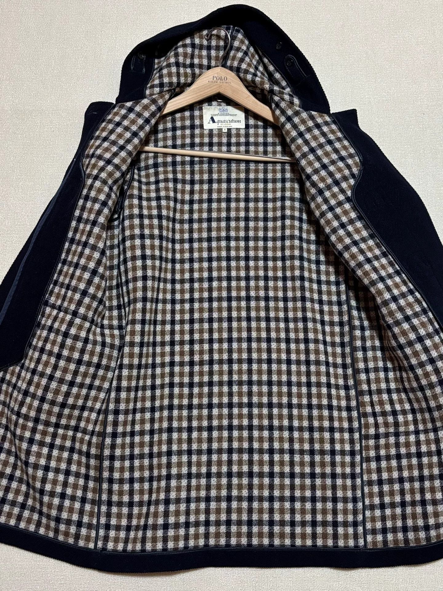 Aquascutum Aquascutum Men's Wool Horn Button Coat Size US S / EU 44-46 / 1 - 8 Thumbnail