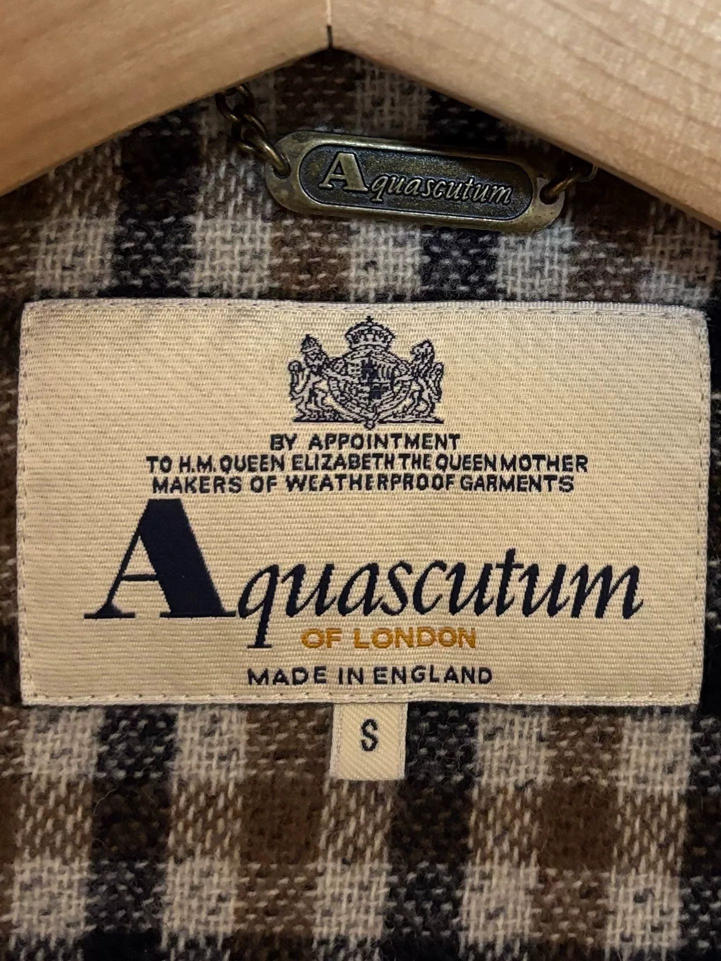 Aquascutum Aquascutum Men's Wool Horn Button Coat Size US S / EU 44-46 / 1 - 7 Thumbnail