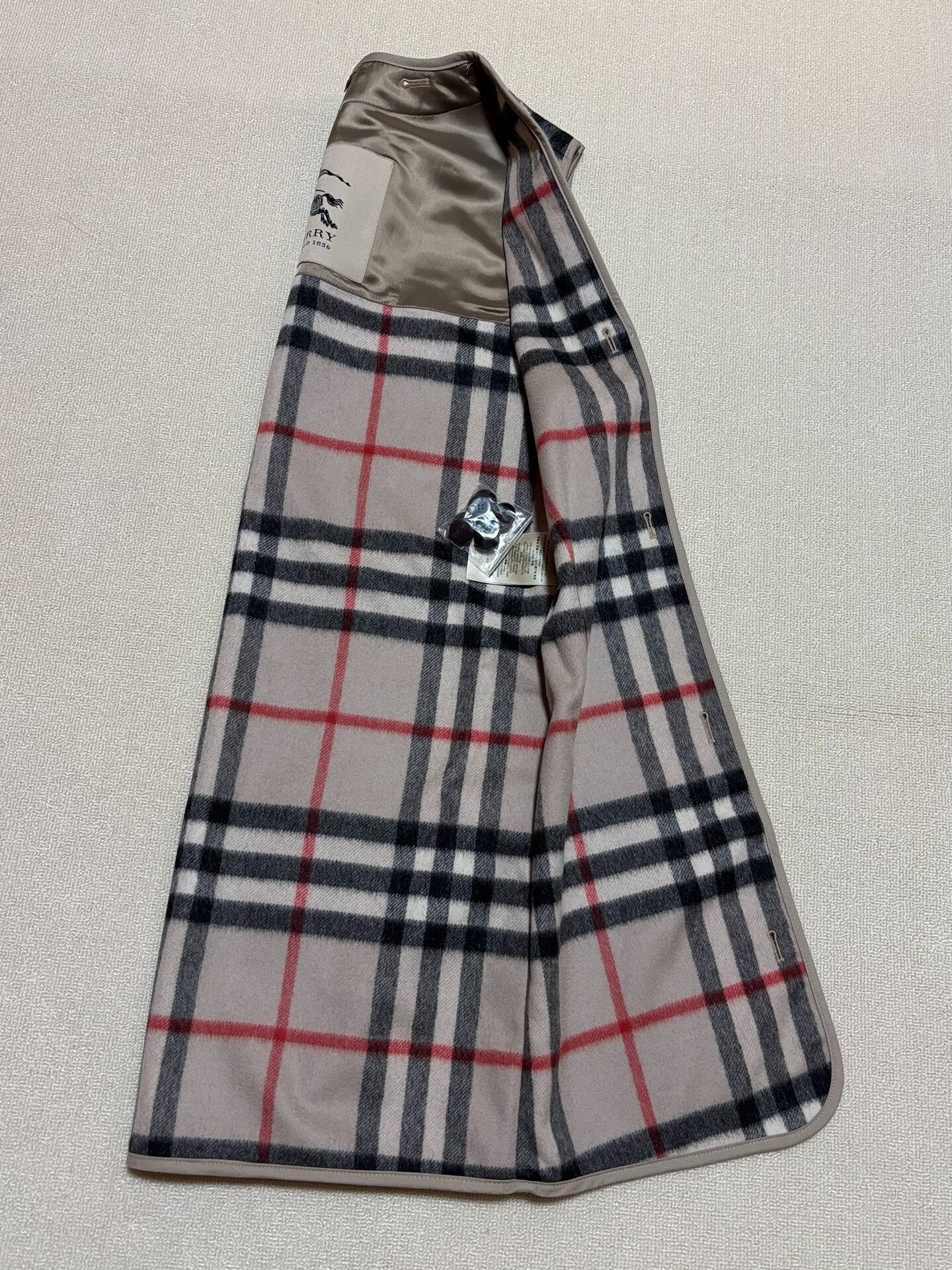 Burberry Burberry Wool Cashmere Inner Liner Size US M / EU 48-50 / 2 - 7 Thumbnail