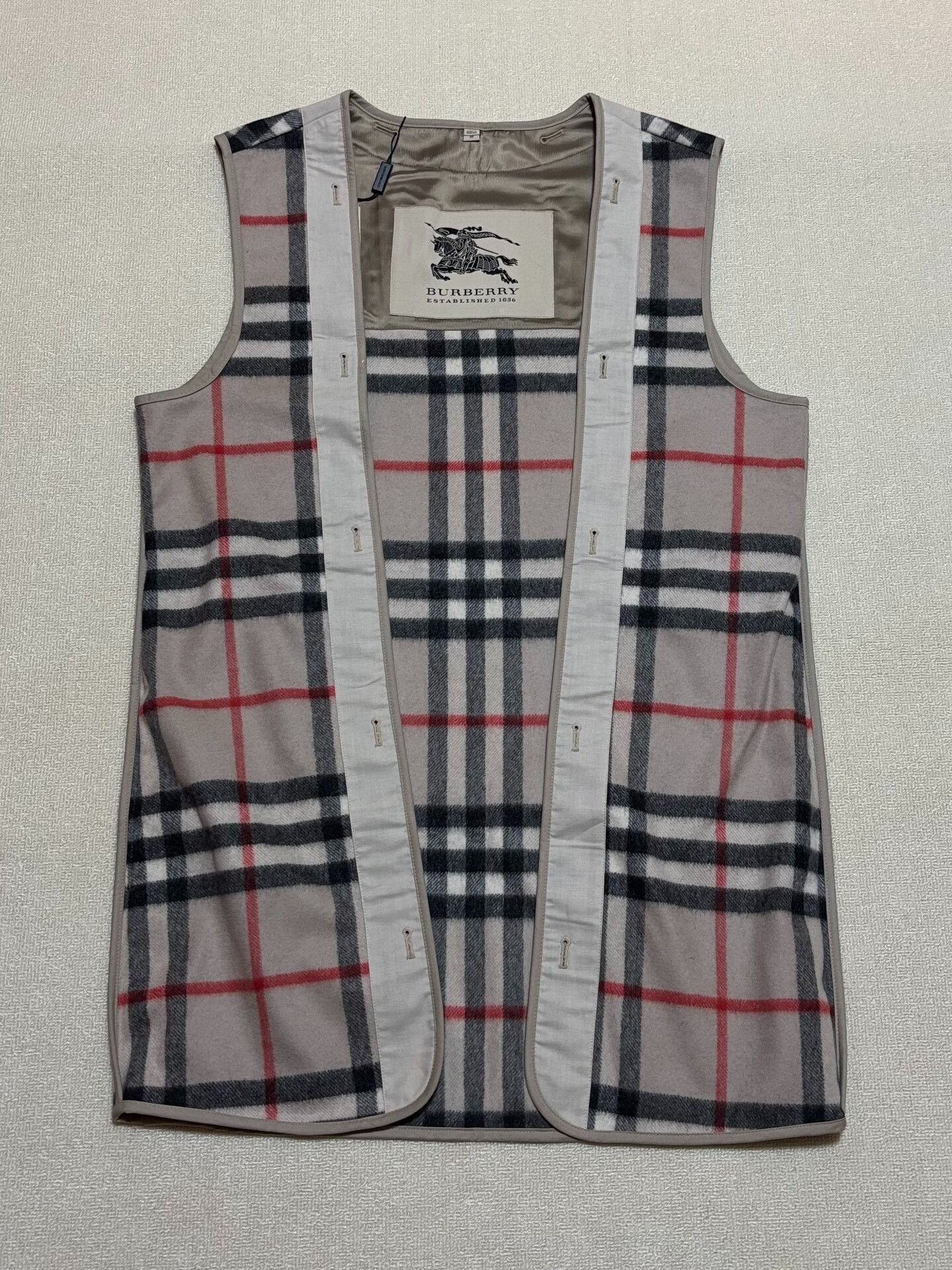 Burberry Burberry Wool Cashmere Inner Liner Size US M / EU 48-50 / 2 - 2 Thumbnail