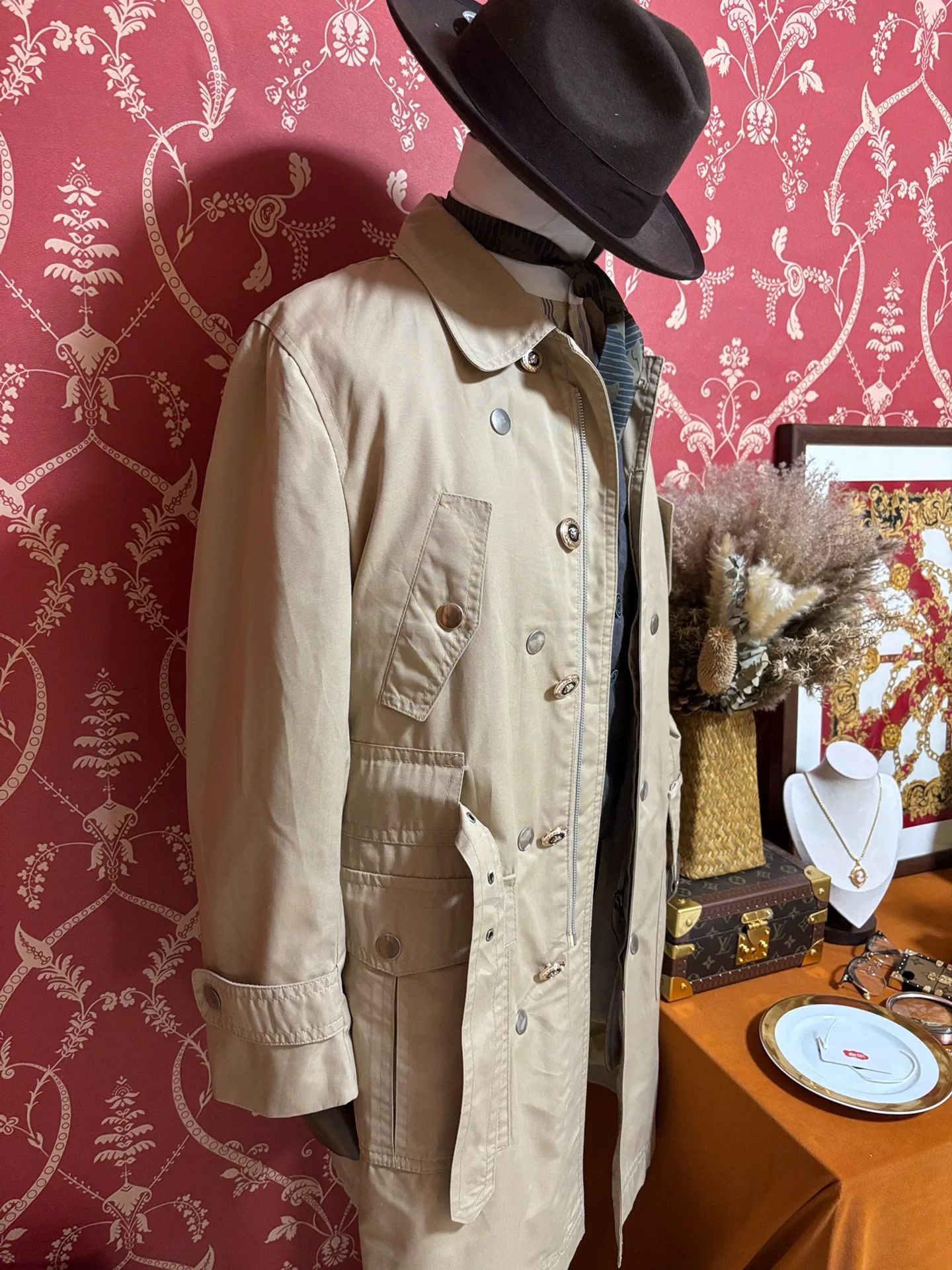 Versace Versace Men's Rare Field Coat Size US L / EU 52-54 / 3 - 2 Thumbnail
