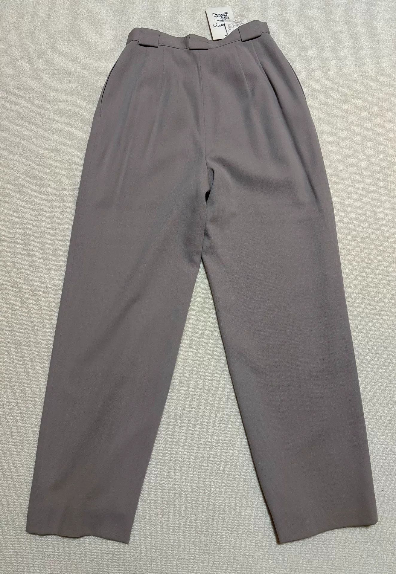 Burberry Burberry Women's High-Waist Wool Trousers 9 Size 29" - 4 Thumbnail