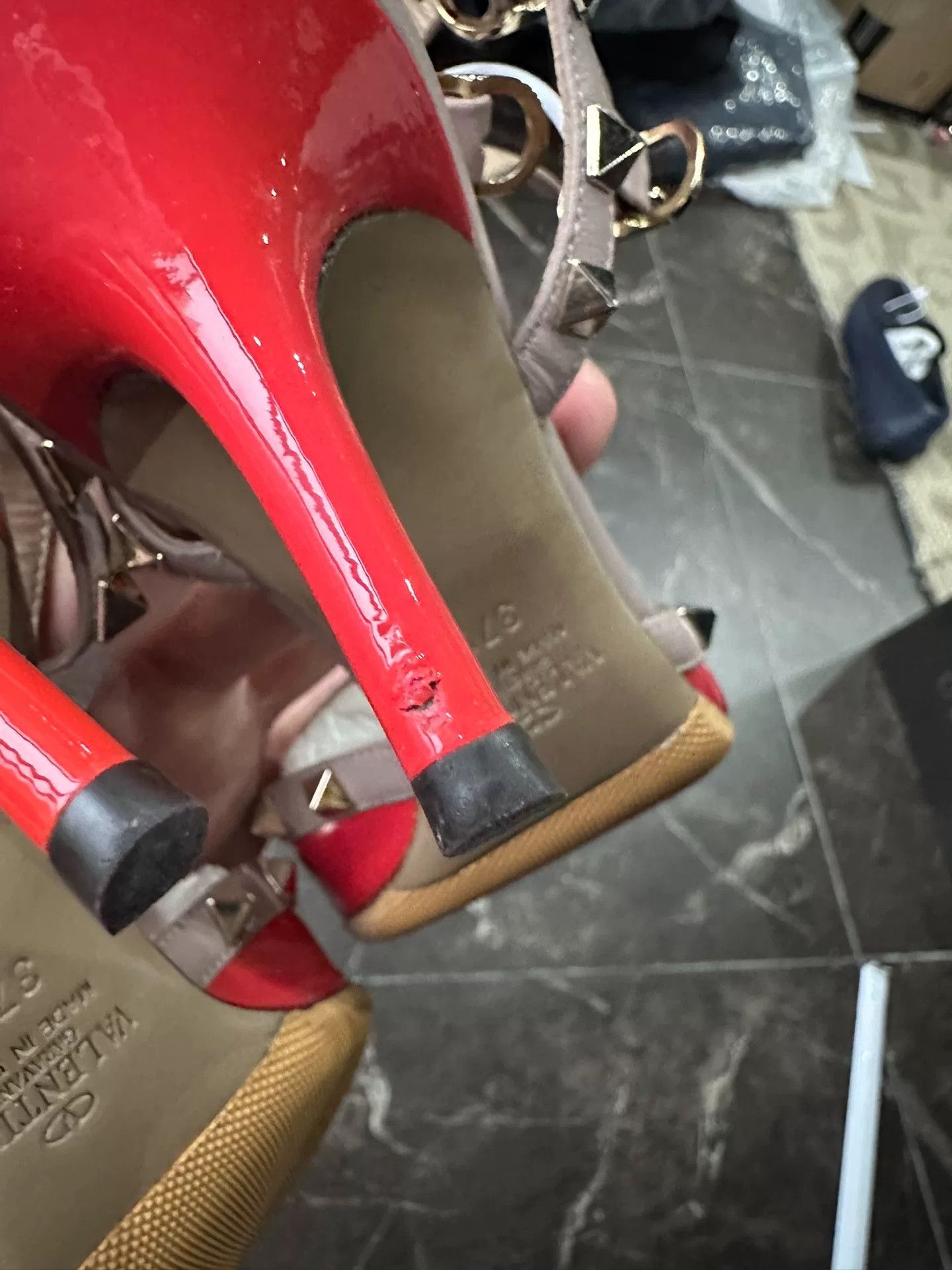 Valentino Valentino Women's Red High Heels Size US 6.5 / IT 36.5 - 8 Thumbnail