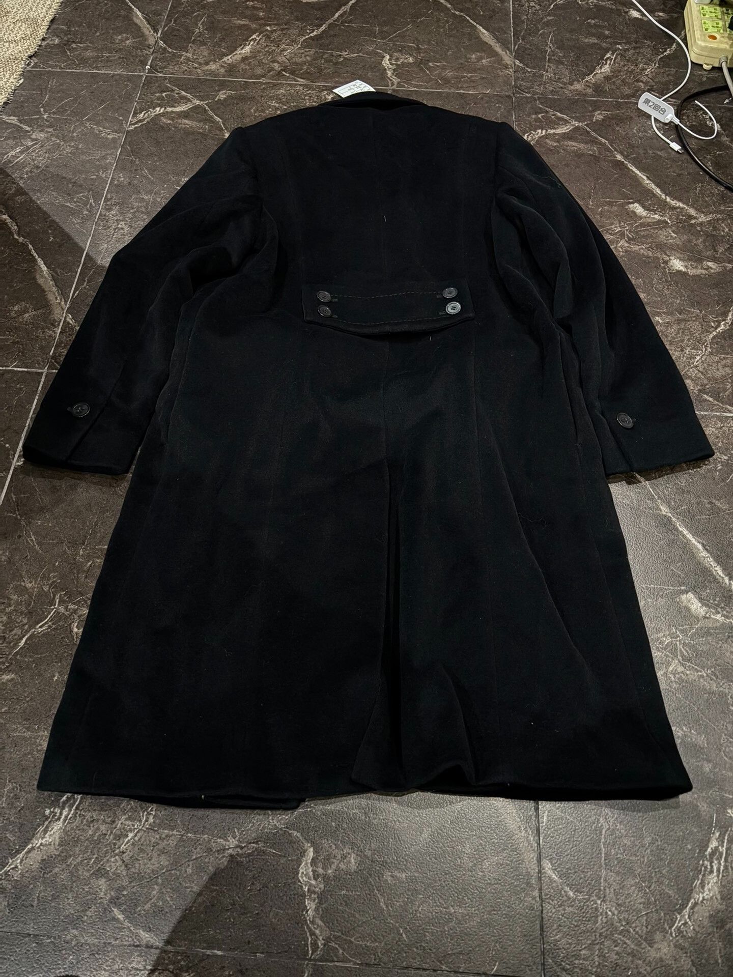 Max Mara Max Mara Classic Black Wool Coat Size XXS / US 00 / IT 34 - 5 Thumbnail