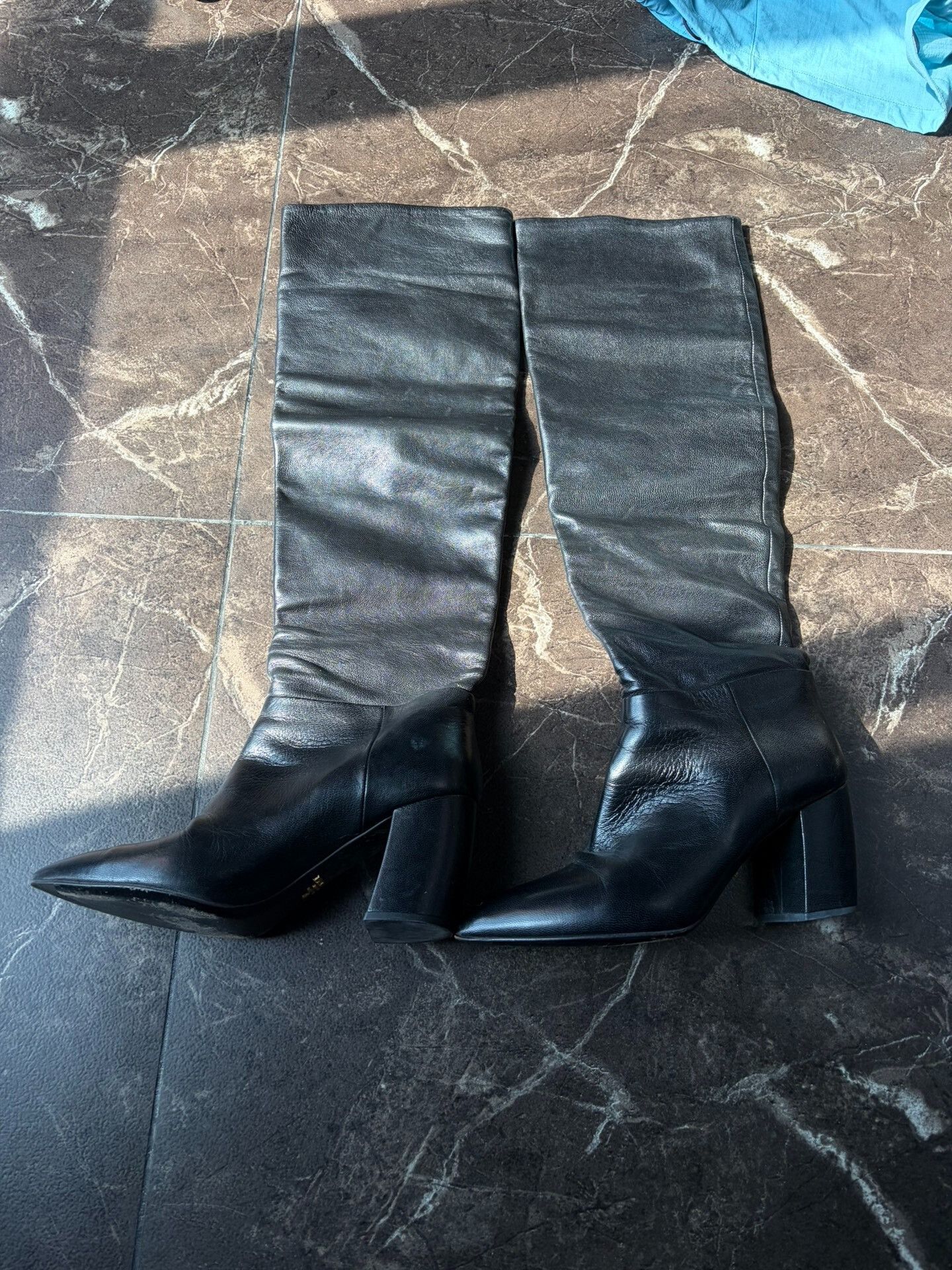 Prada Prada Over-the-Knee Boots Size 37 Size US 6 / IT 36 - 2 Thumbnail