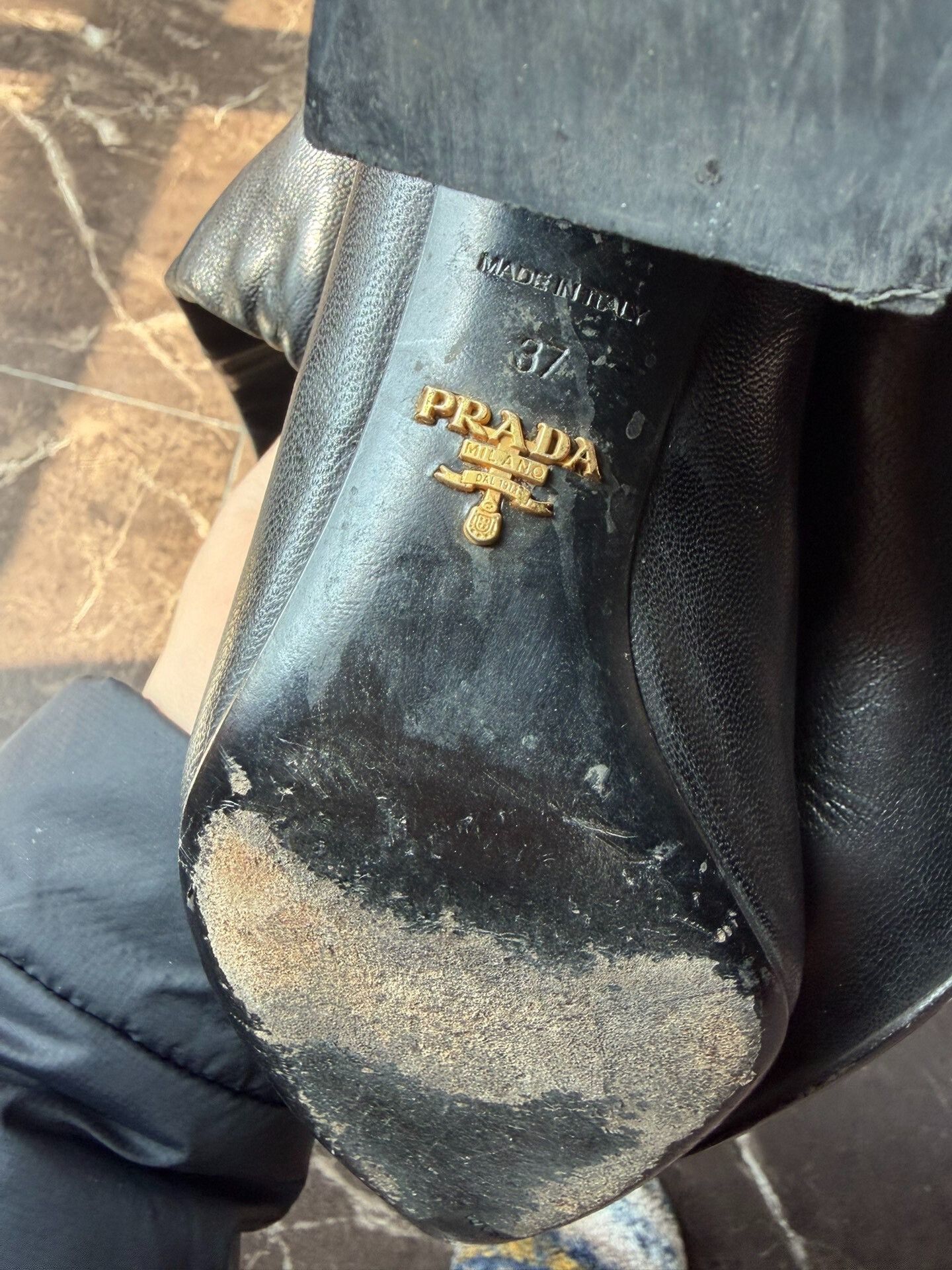 Prada Prada Over-the-Knee Boots Size 37 Size US 6 / IT 36 - 6 Thumbnail