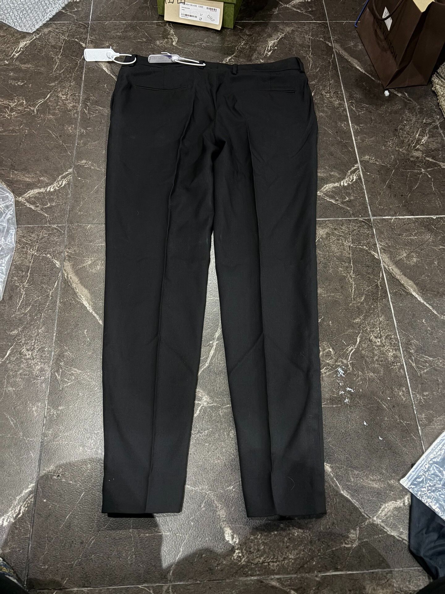 Yves Saint Laurent Saint Laurent YSL Tapered Wool Trousers Size US 34 / EU 50 - 5 Thumbnail